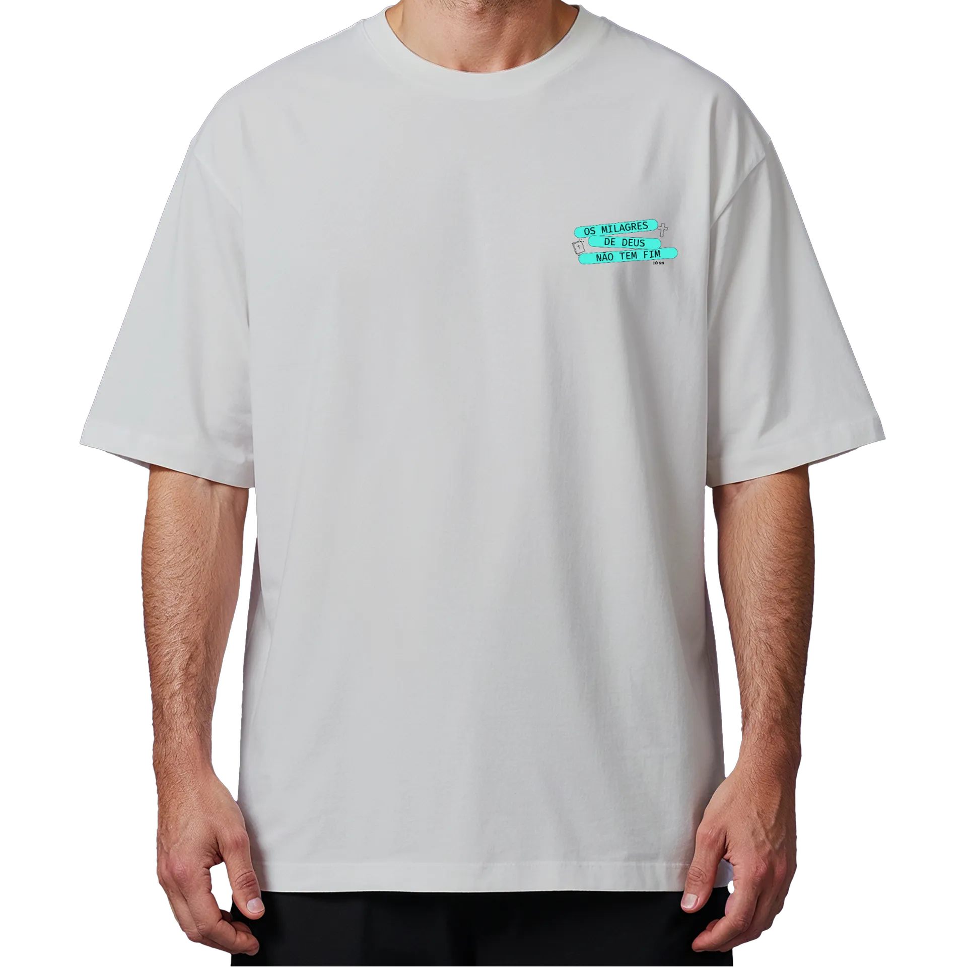 Camiseta Oversized Leão Coroado Arte Colorida 50% Algodão de PUBLI UP  — imagem 4 de 6