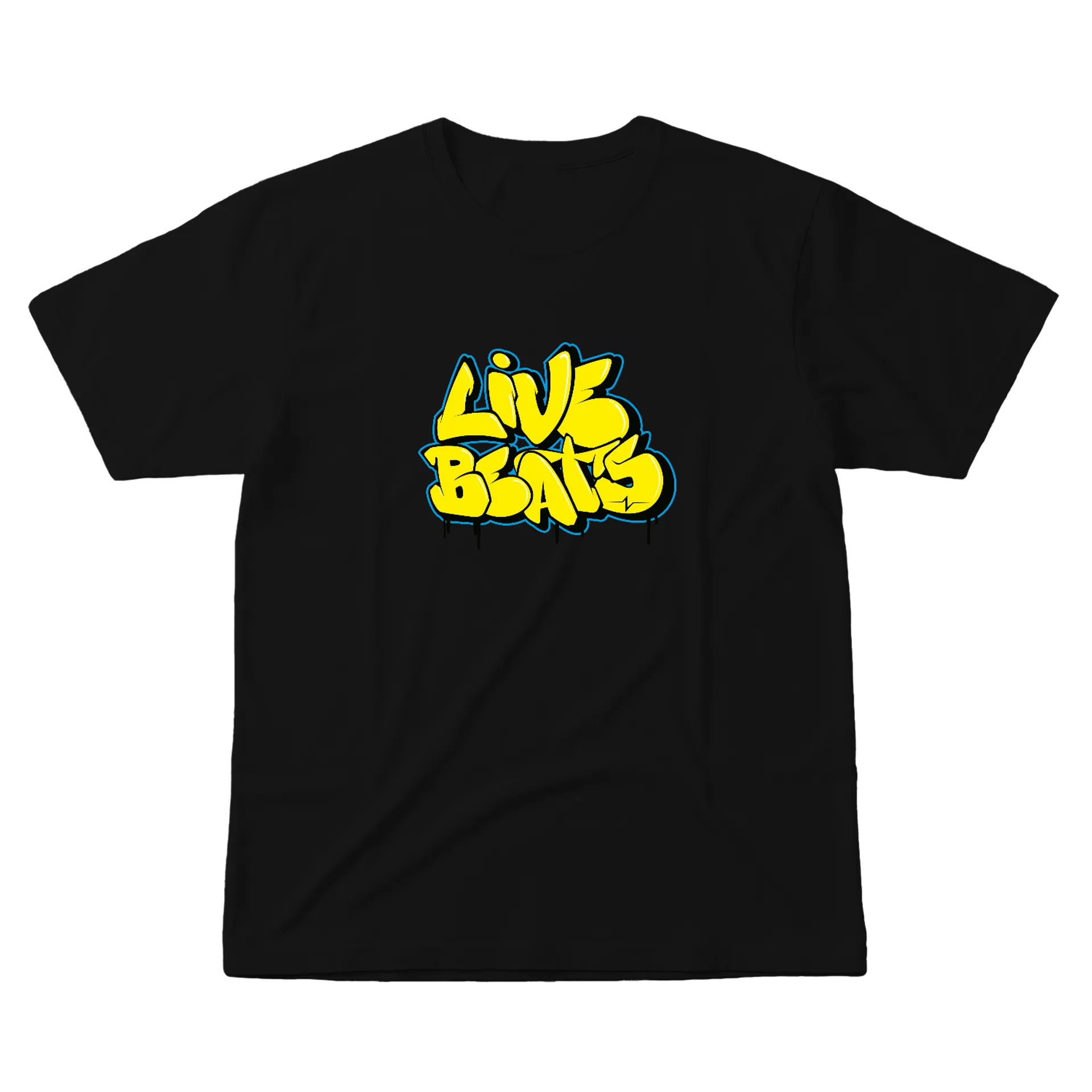 Camiseta Estampa Graffiti LiveBeats 100% Algodão de ZazaOne — imagem 1 de 6
