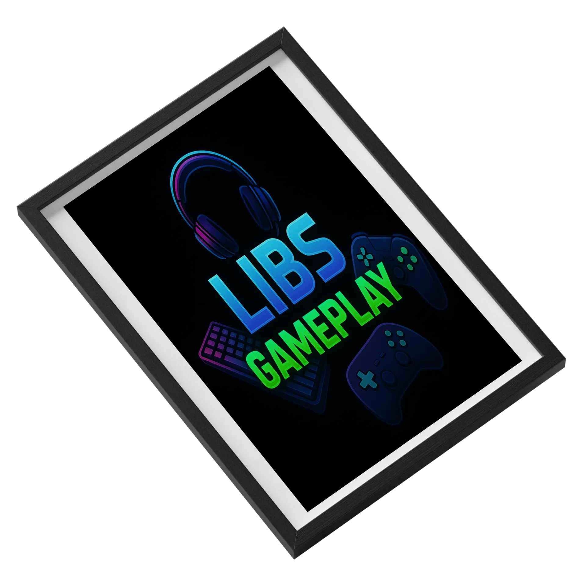 Quadro A3 personalizado de Libs game play 