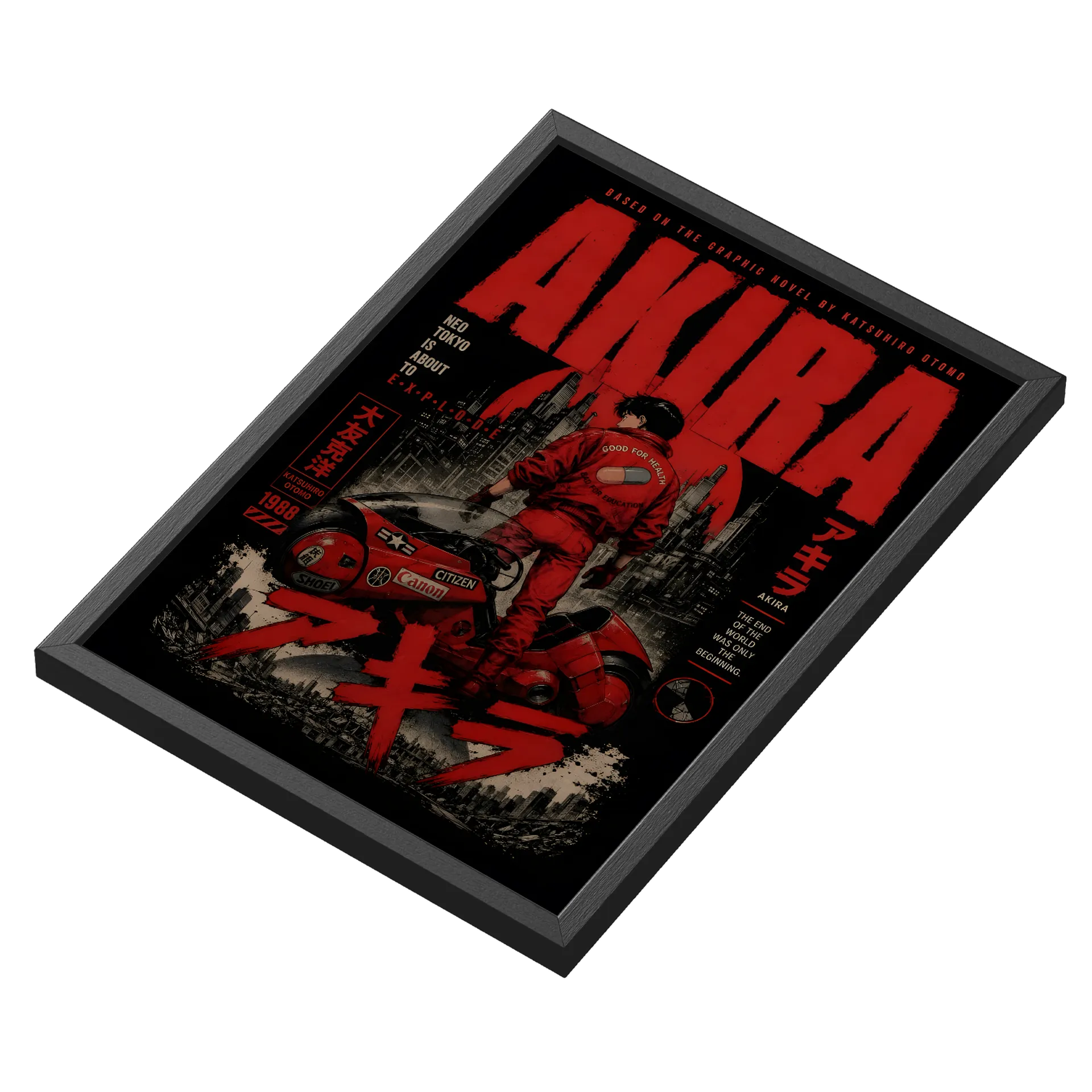 Quadro A3 AKIRA com vidro - Imagem 3