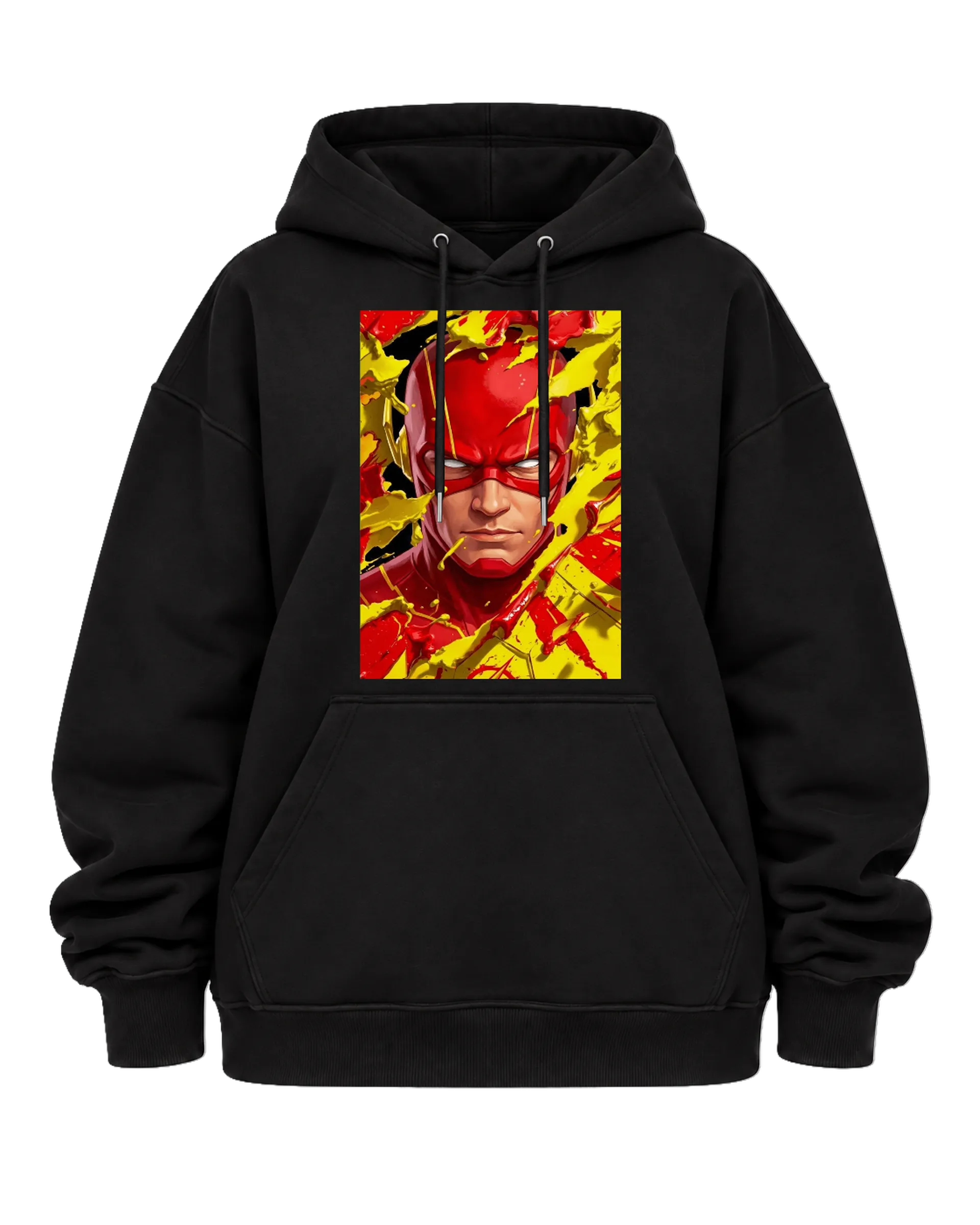 Blusa Moletom Canguru Flash em Ilustração Colorida Canguru - Imagem 5