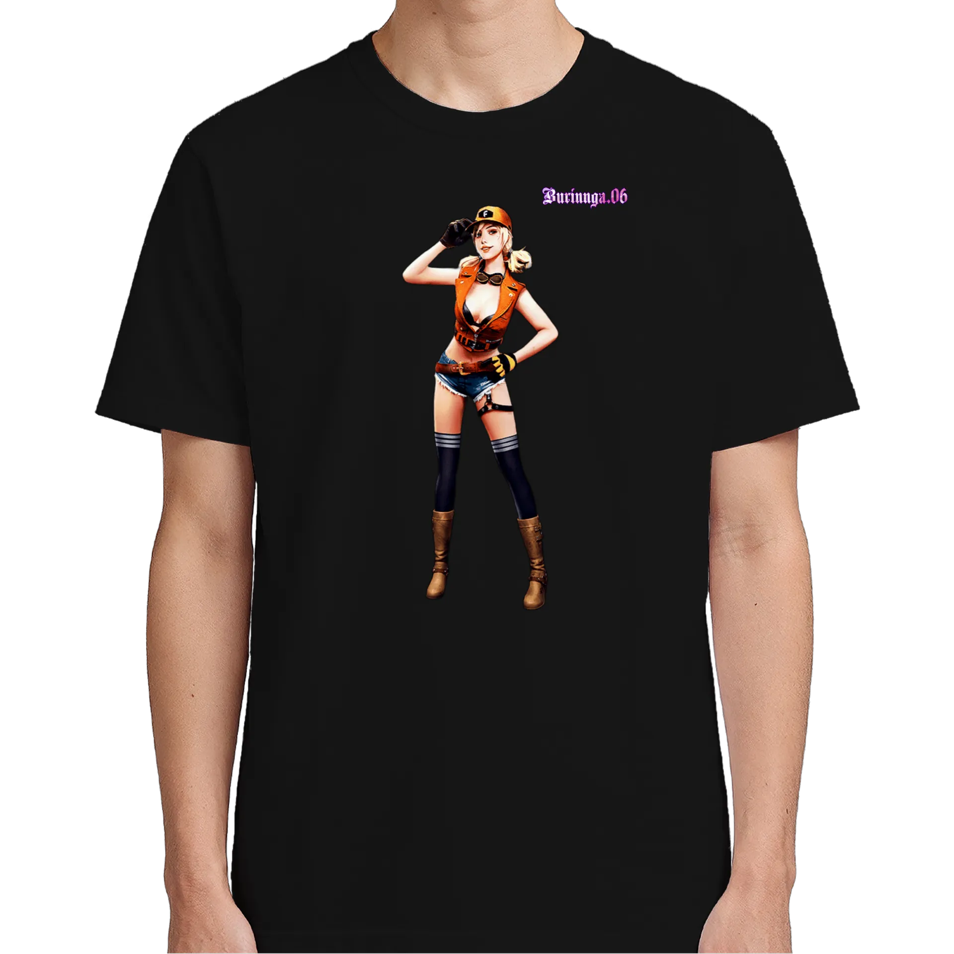 Camiseta personalizada FREE FIRE MISCHA - Imagem 5