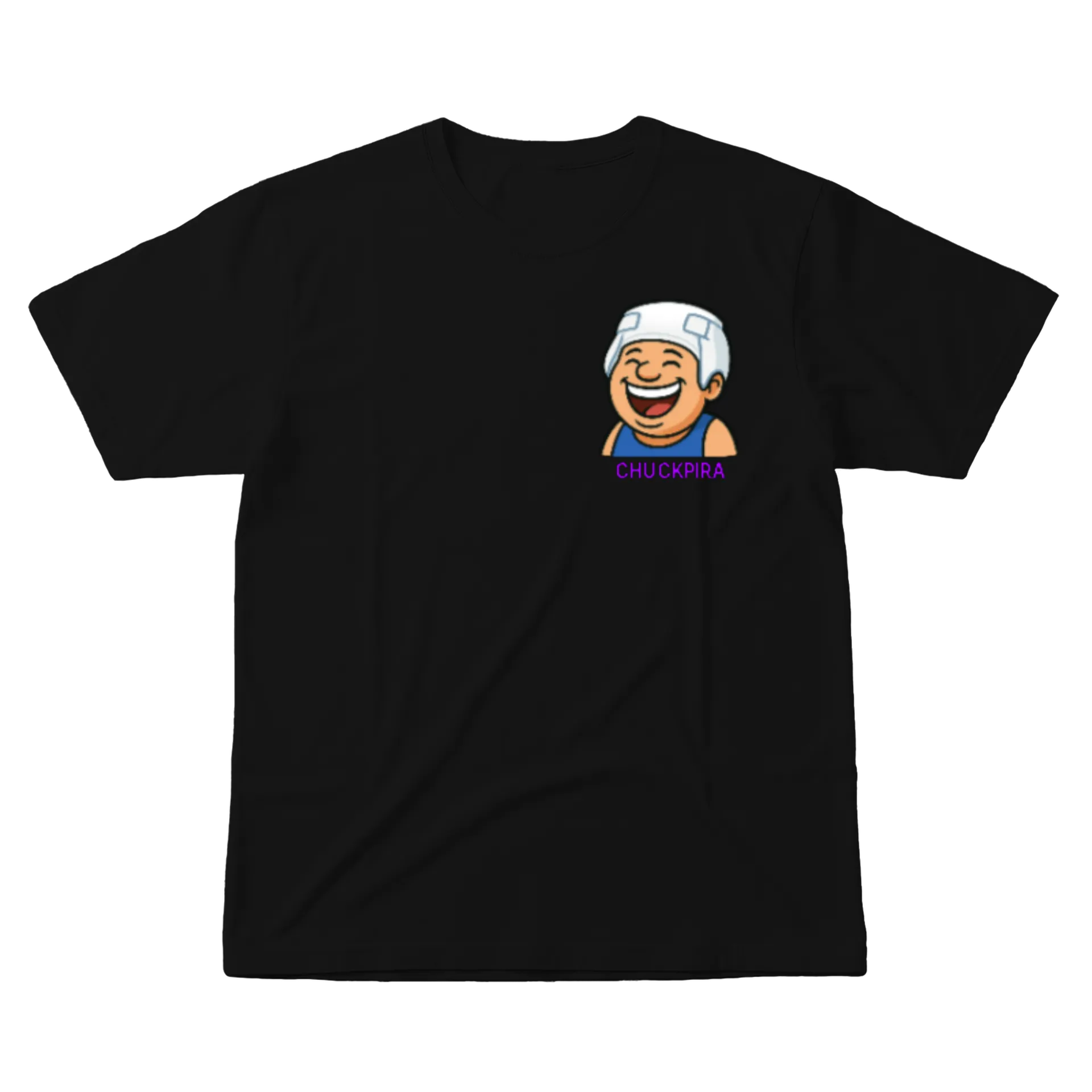 Camiseta Personalizada Fralda 100% Algodão Preto de chuckpira