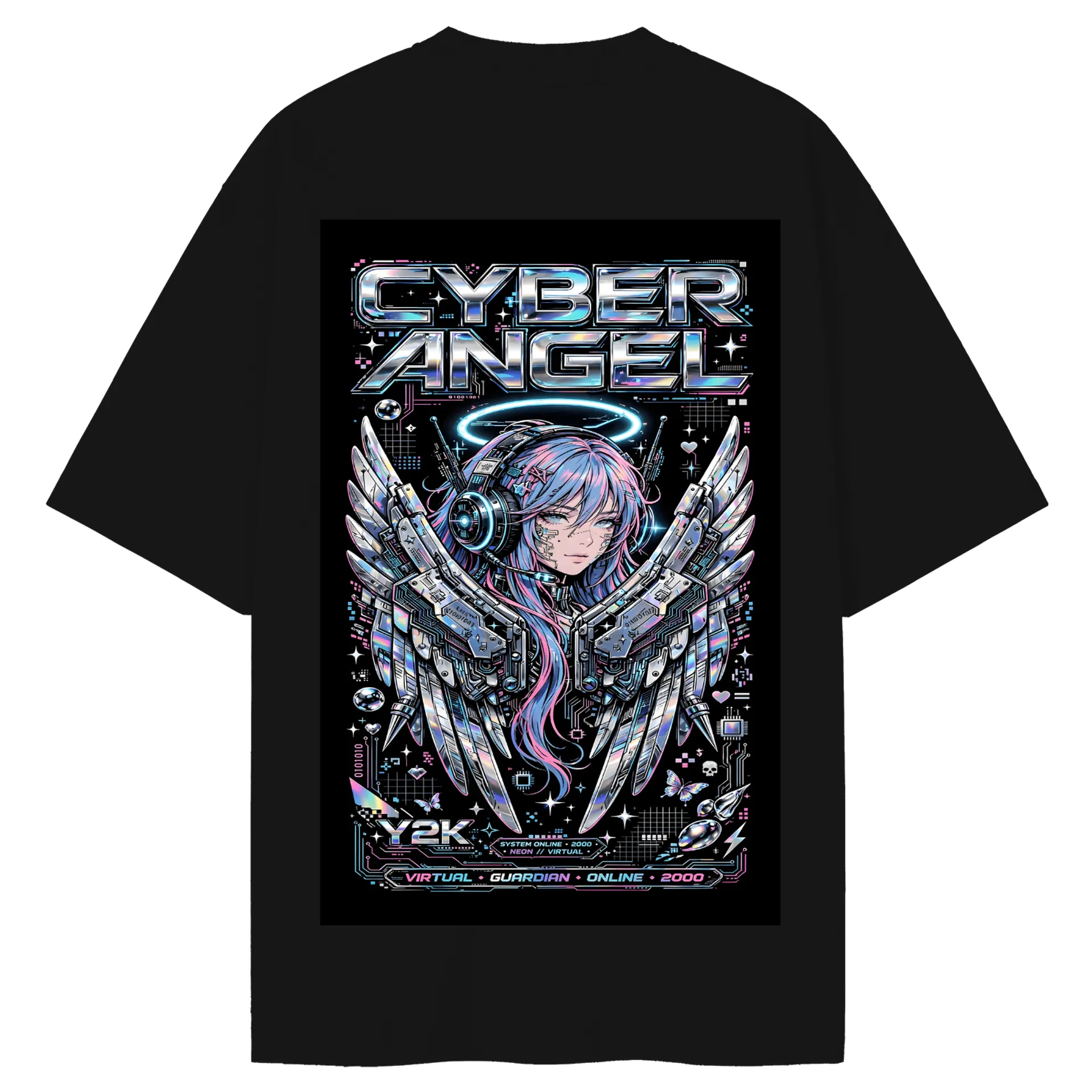 Camiseta Oversize cyber angel - Imagem 3