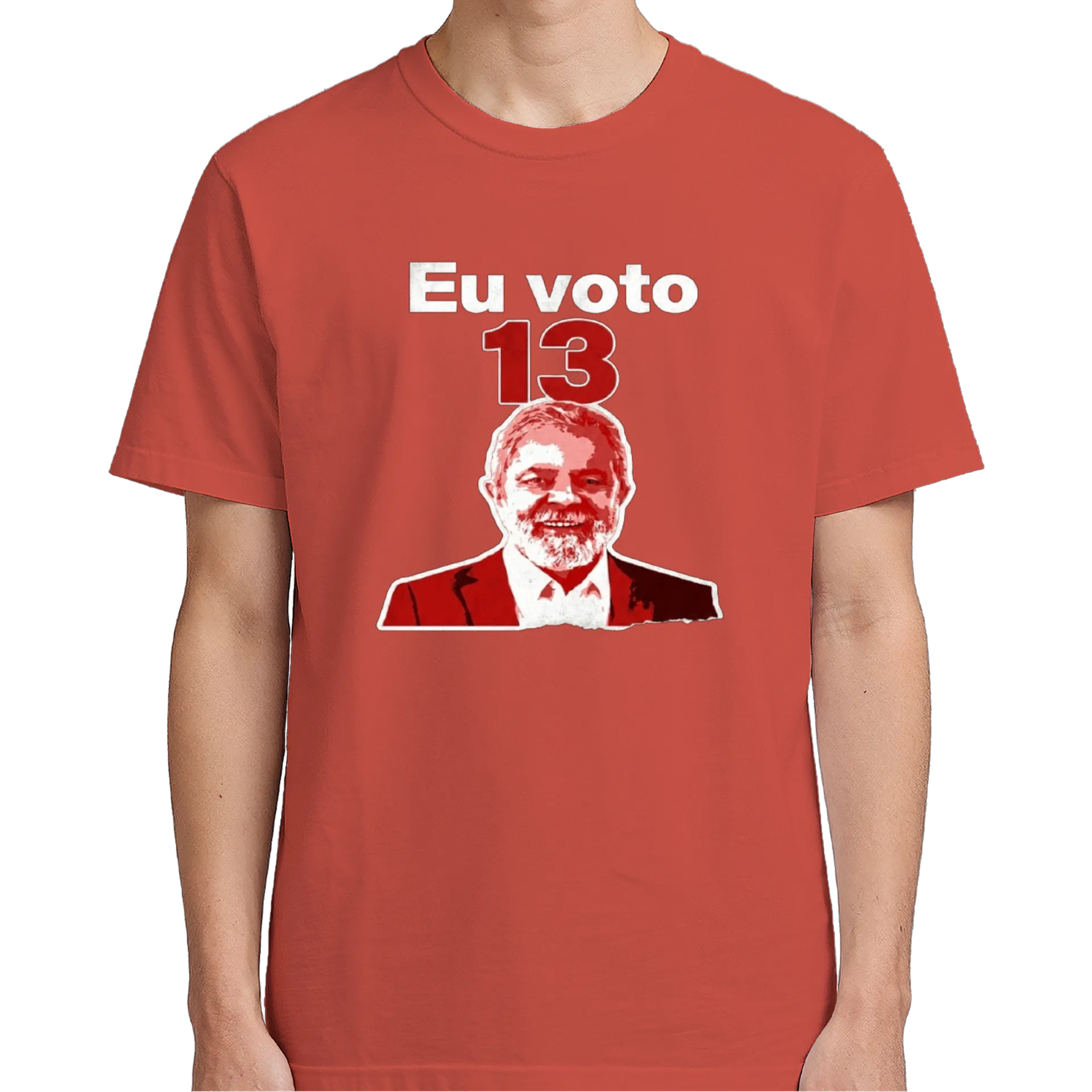 Camiseta Estampa Eu Voto 13 100% Algodão - Imagem 5
