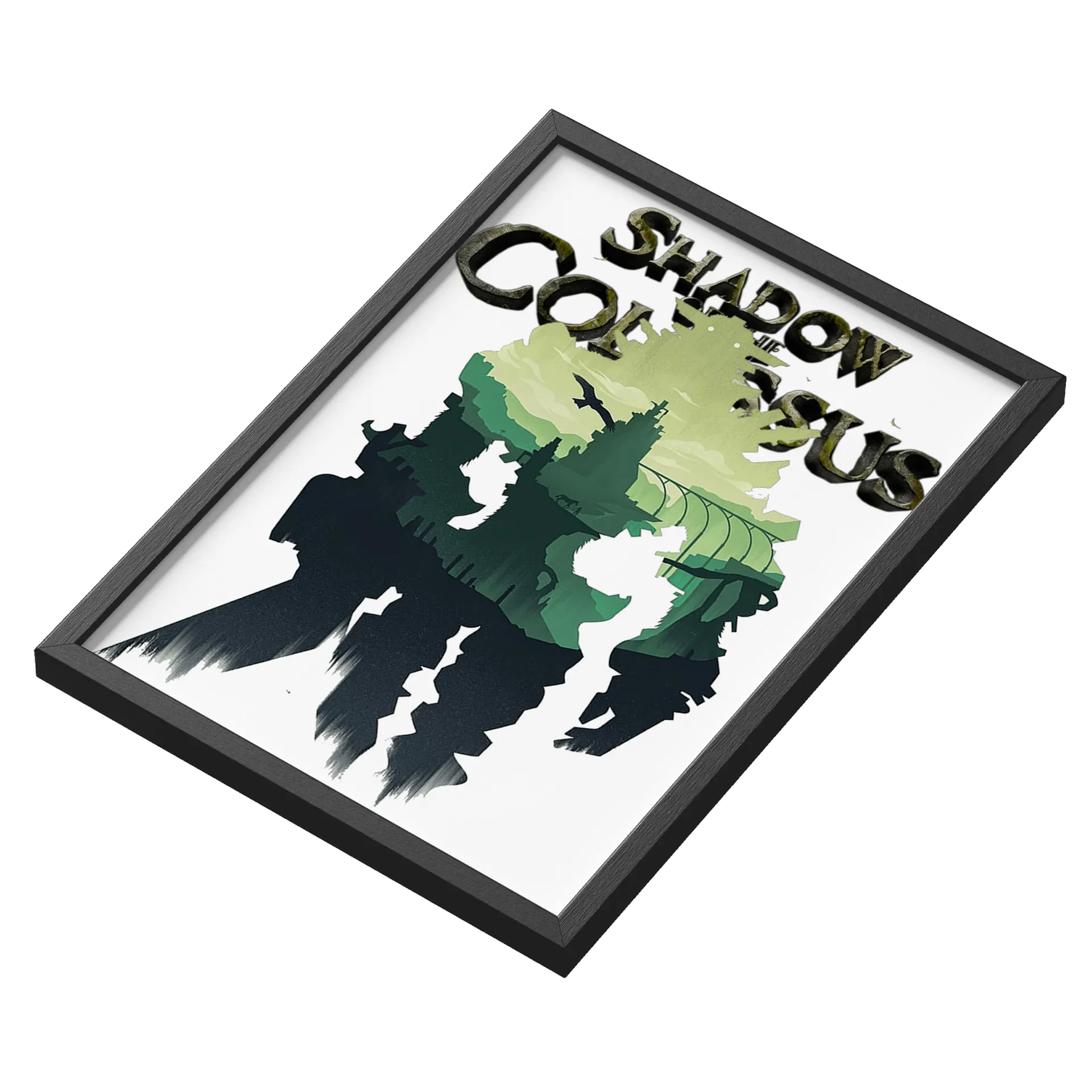 Quadro Shadow of the Colossus A3 MDF e Vidro - Imagem 3
