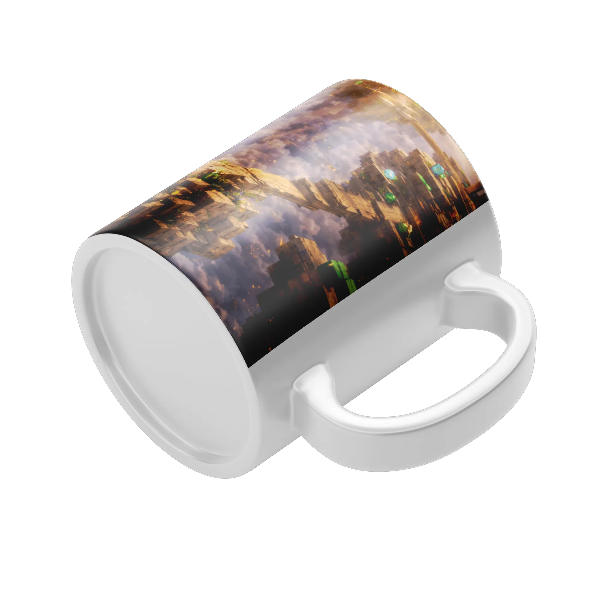 Caneca de Porcelana - Bedwars Edition 325ml - Imagem 4