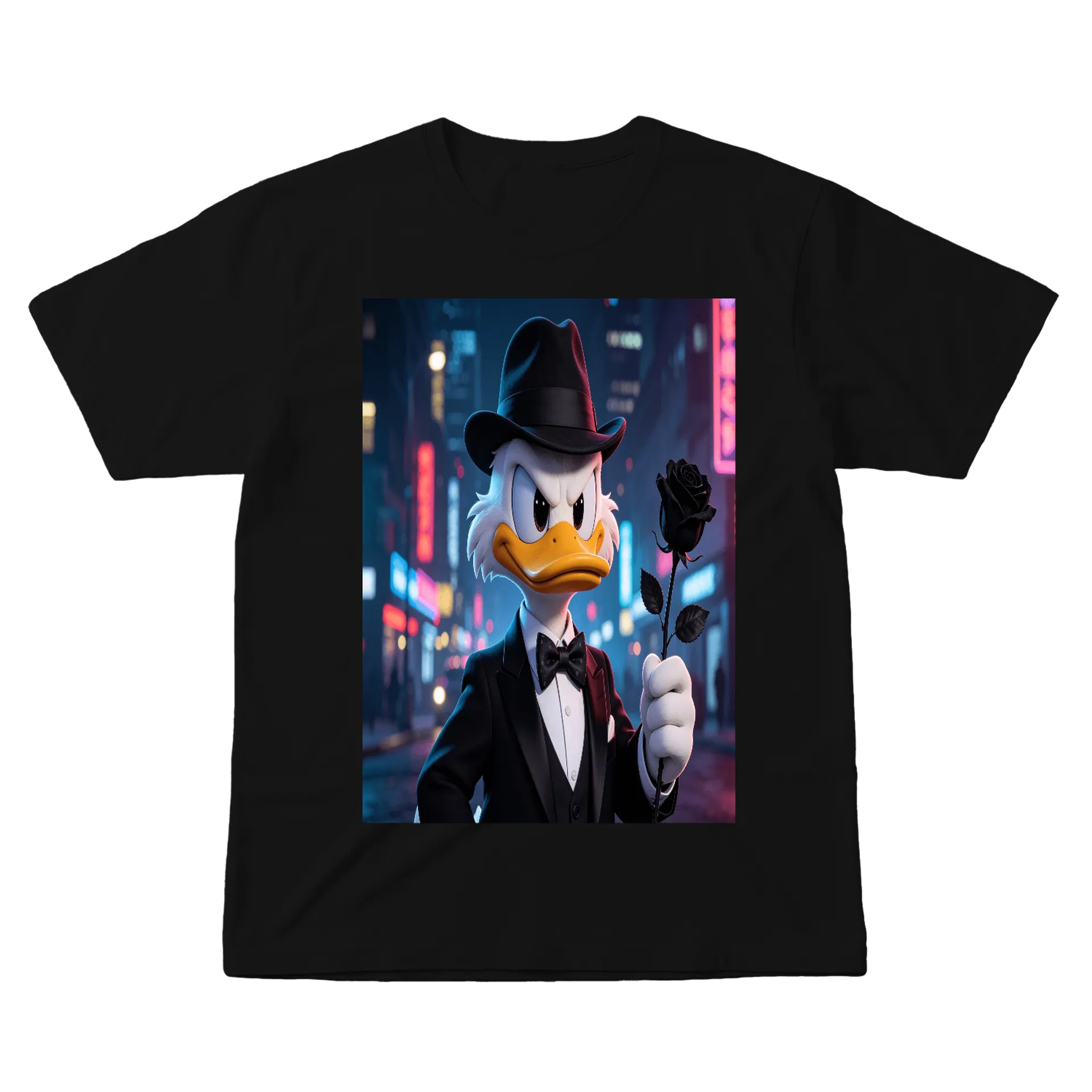 Camiseta Pato Elegante 100% Algodão de miller