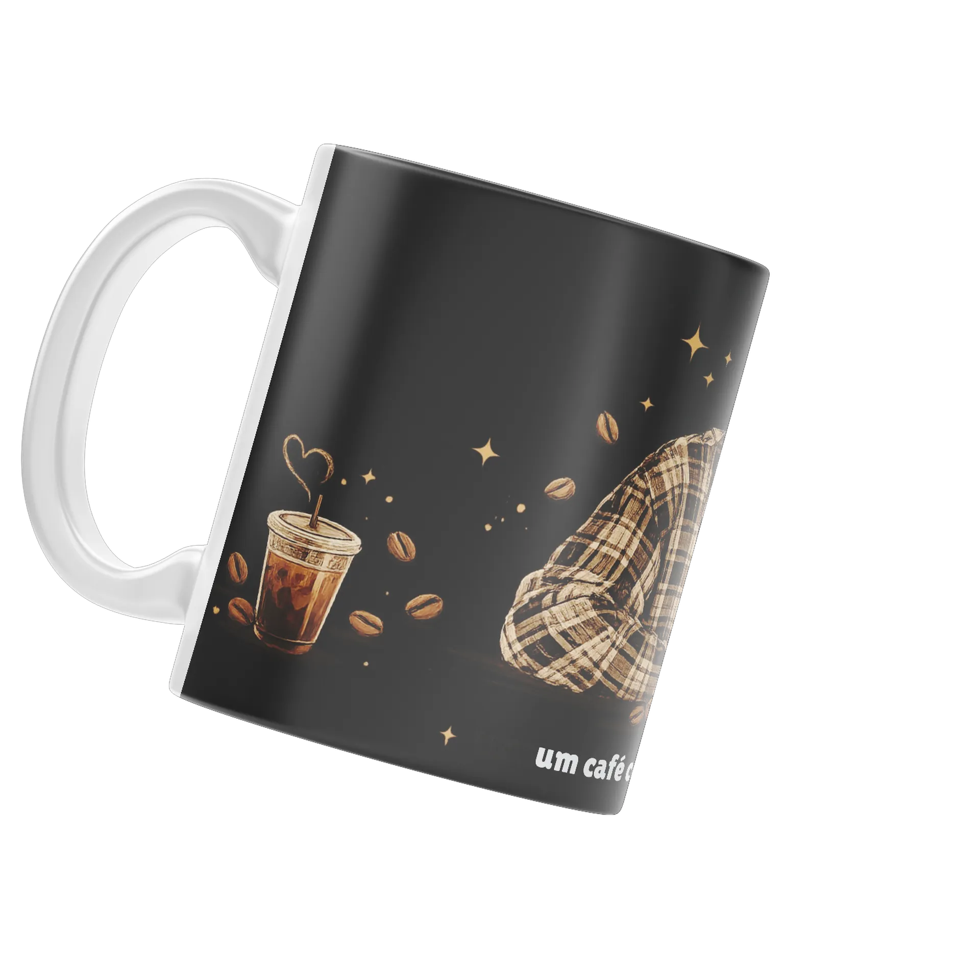 Caneca personalizada café com gela de Nina — imagem 3 de 4