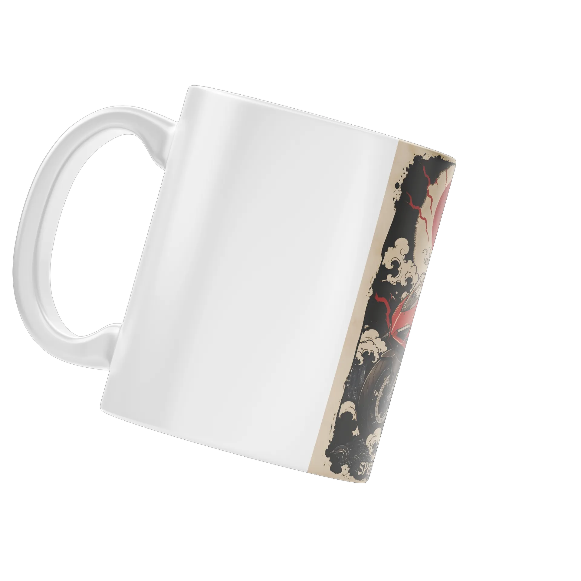 Caneca Porcelana Moto Ducati Speed and Tradition 325ml - Imagem 3