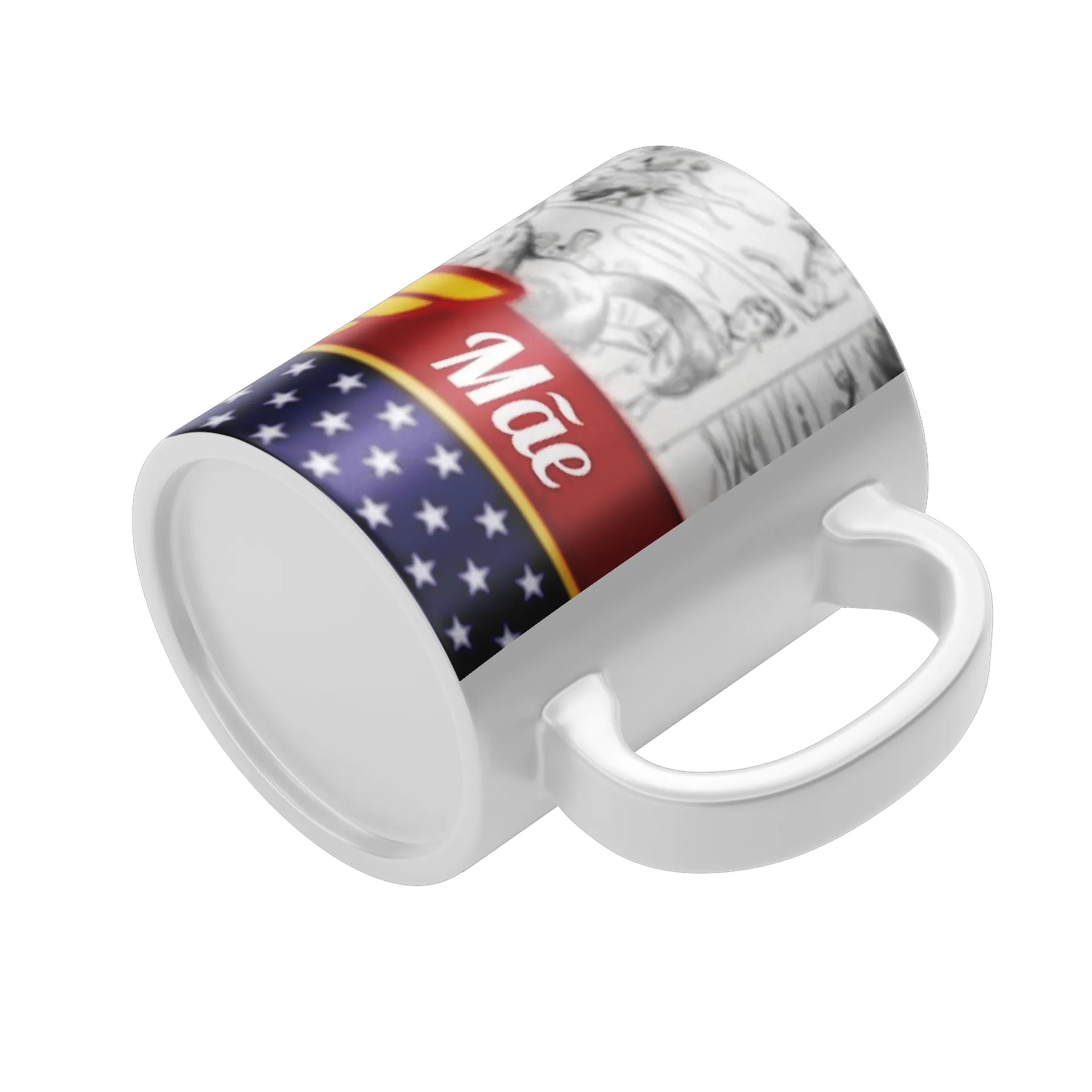 Caneca Porcelana Super Mãe 325ml - Imagem 4