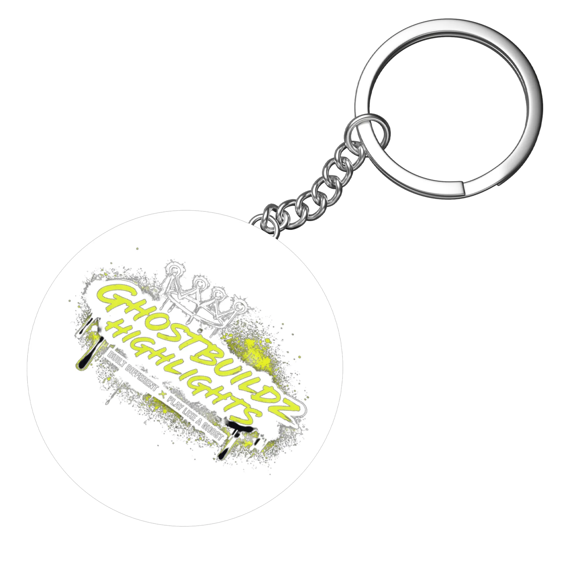Chaveiro MDF Estampa Ghostbuildz Highlights - Imagem 4