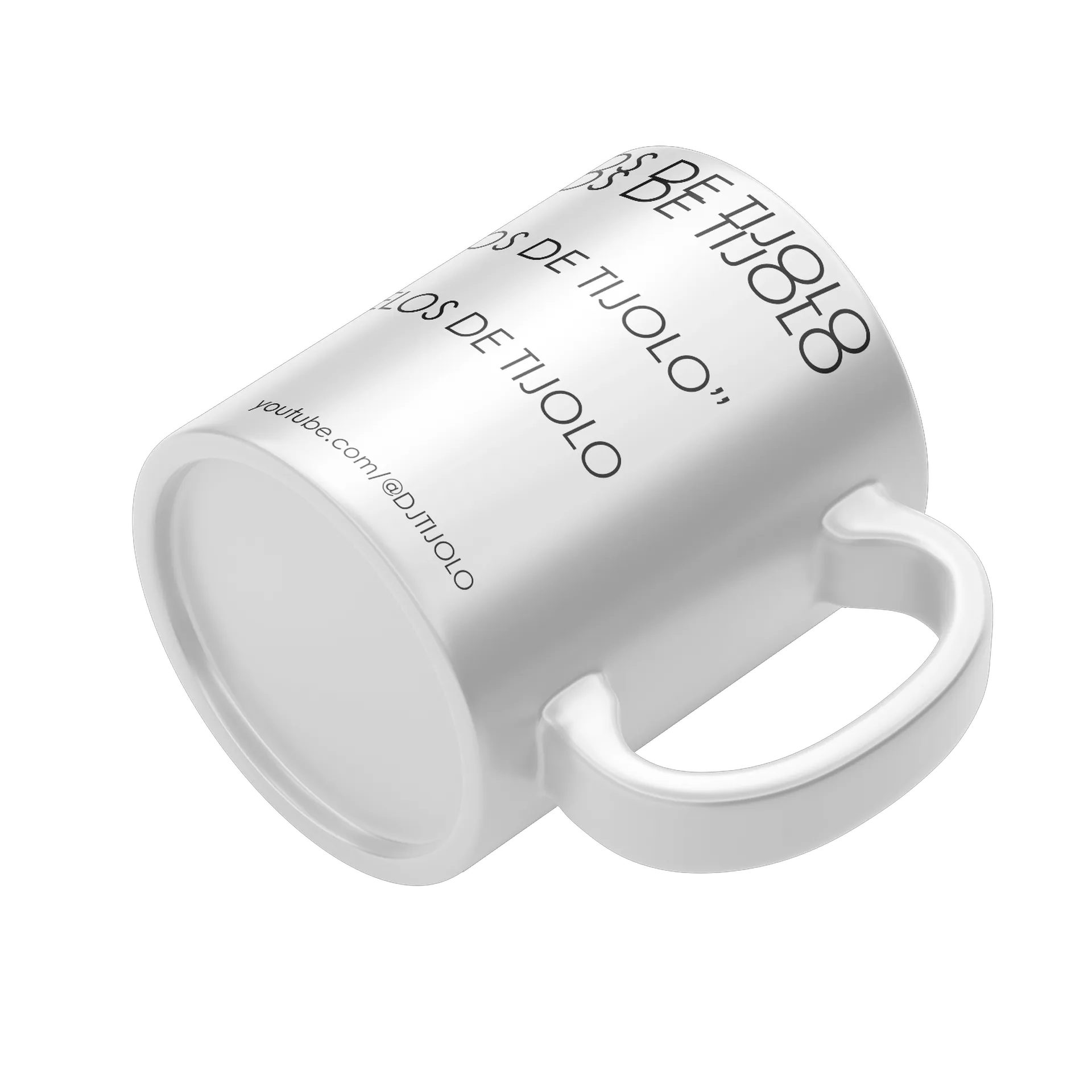 Caneca Castelos de Tijolo - Fundo Branco de DJ TIJOLO — imagem 4 de 4