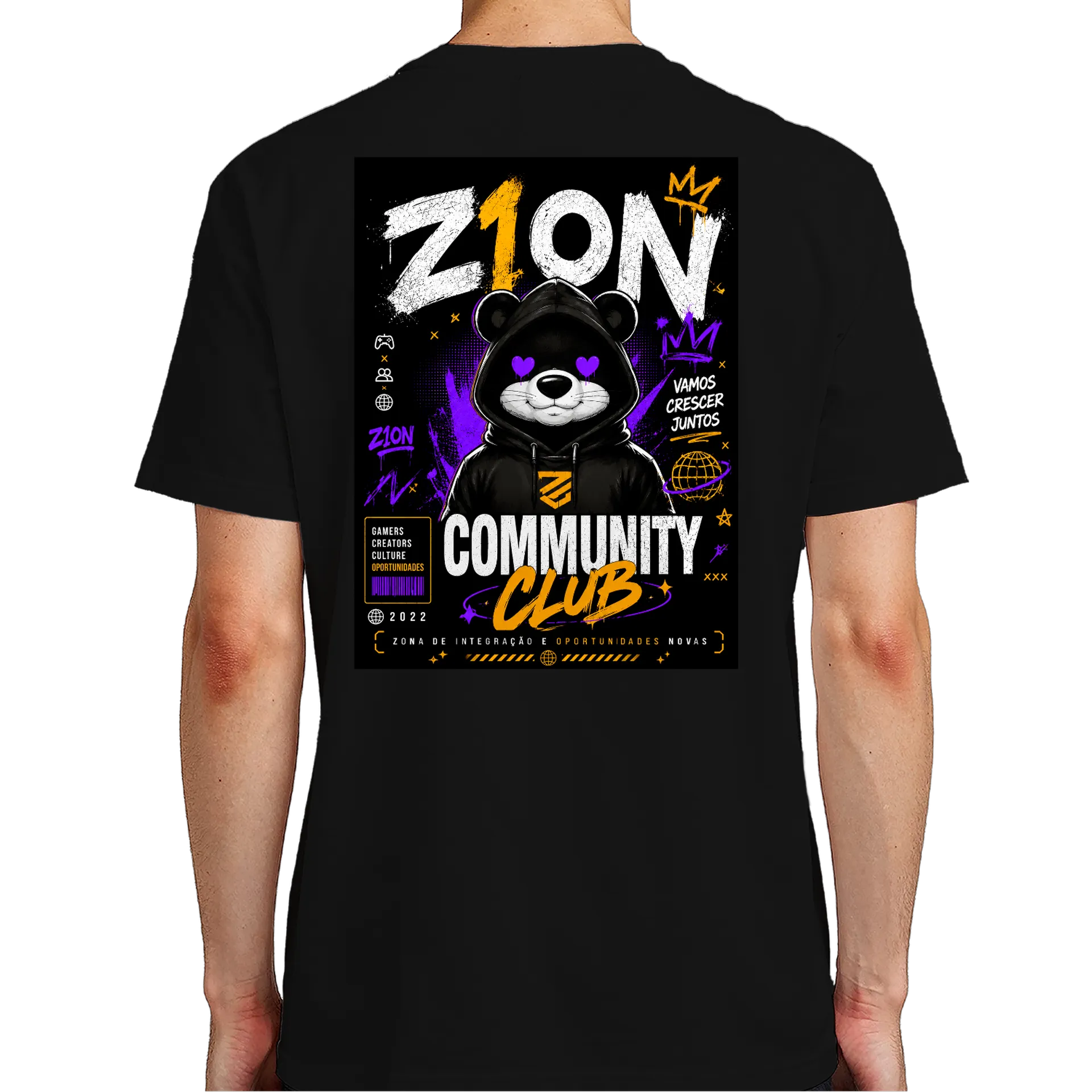 Camiseta Urso com Capa Z1ON 100% Algodão - Imagem 7