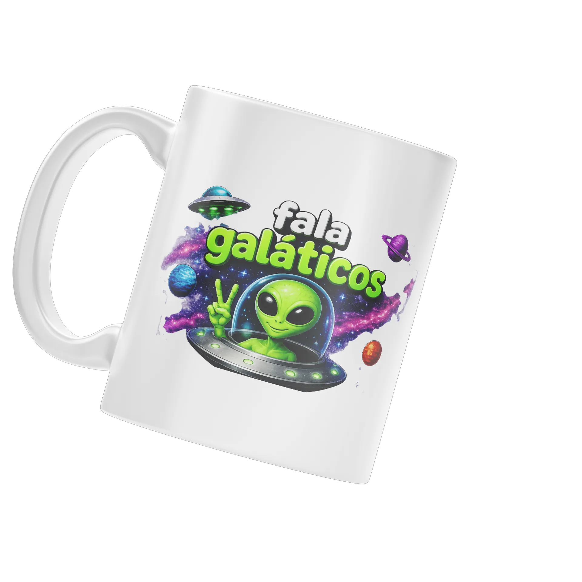 Caneca Fala Galácticos - Branco - Destro - Imagem 3