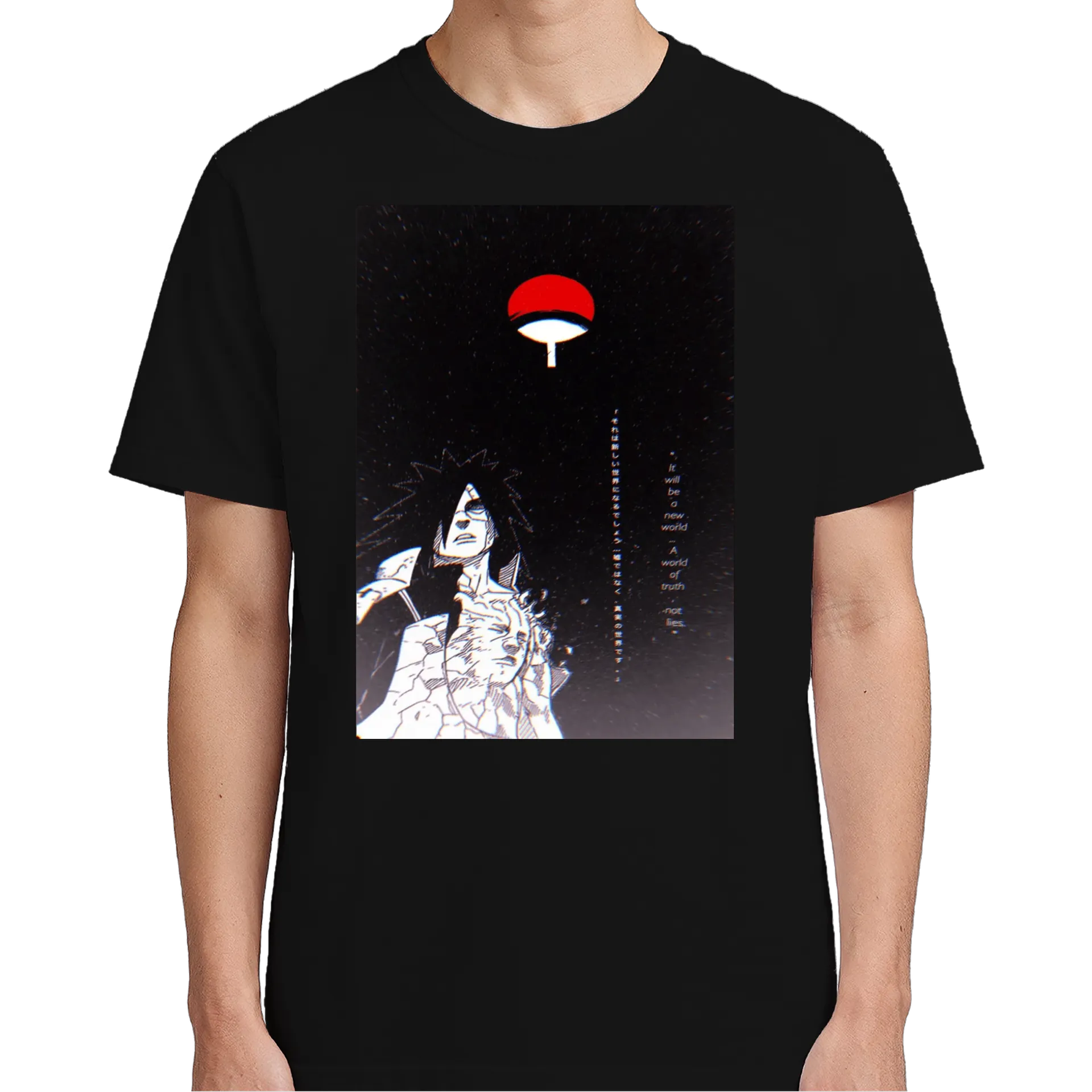 Camiseta Madara c/ logo dos Uchihas - Imagem 5