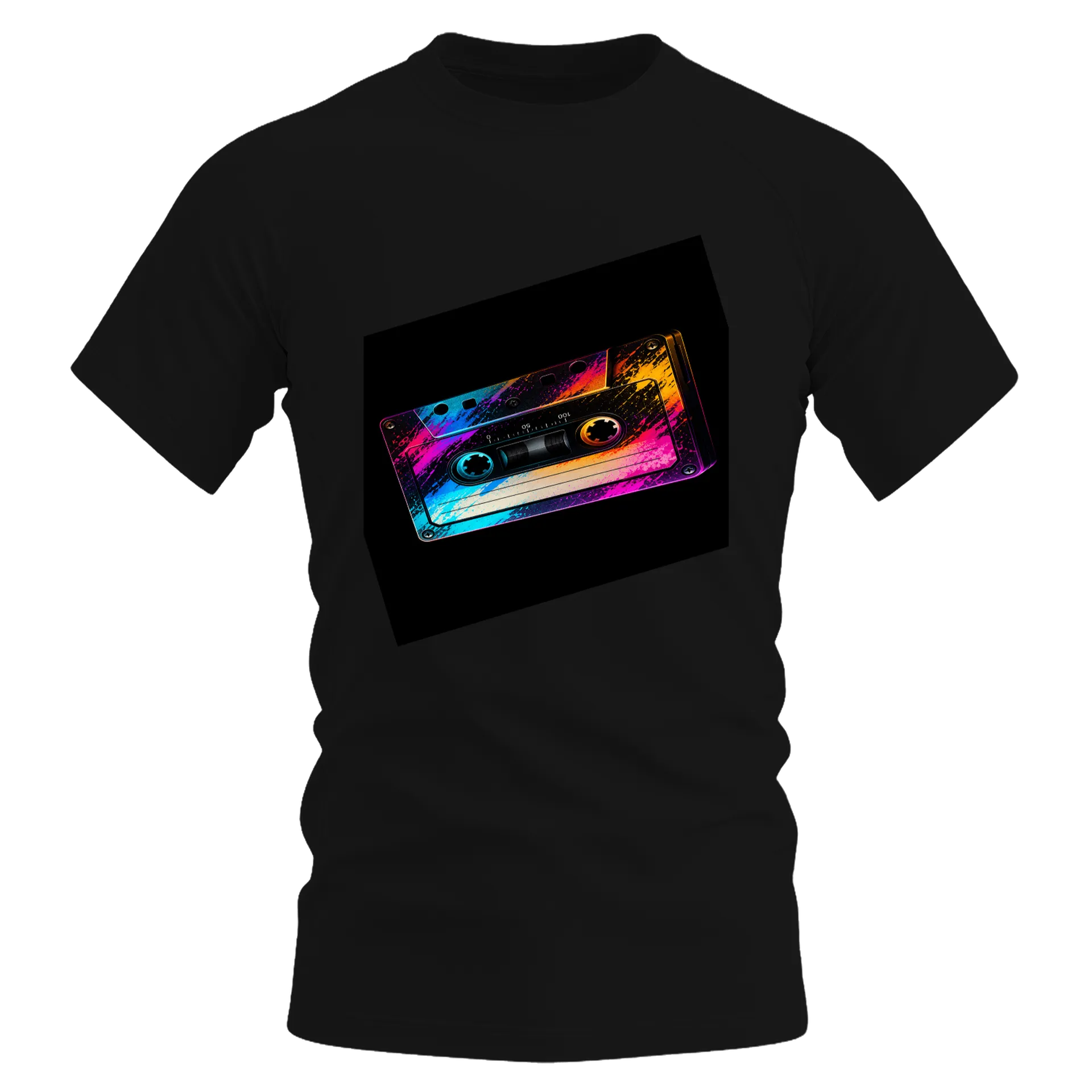 Camiseta Dry Fit Estampa Cassette Neon Respirável - Imagem 1