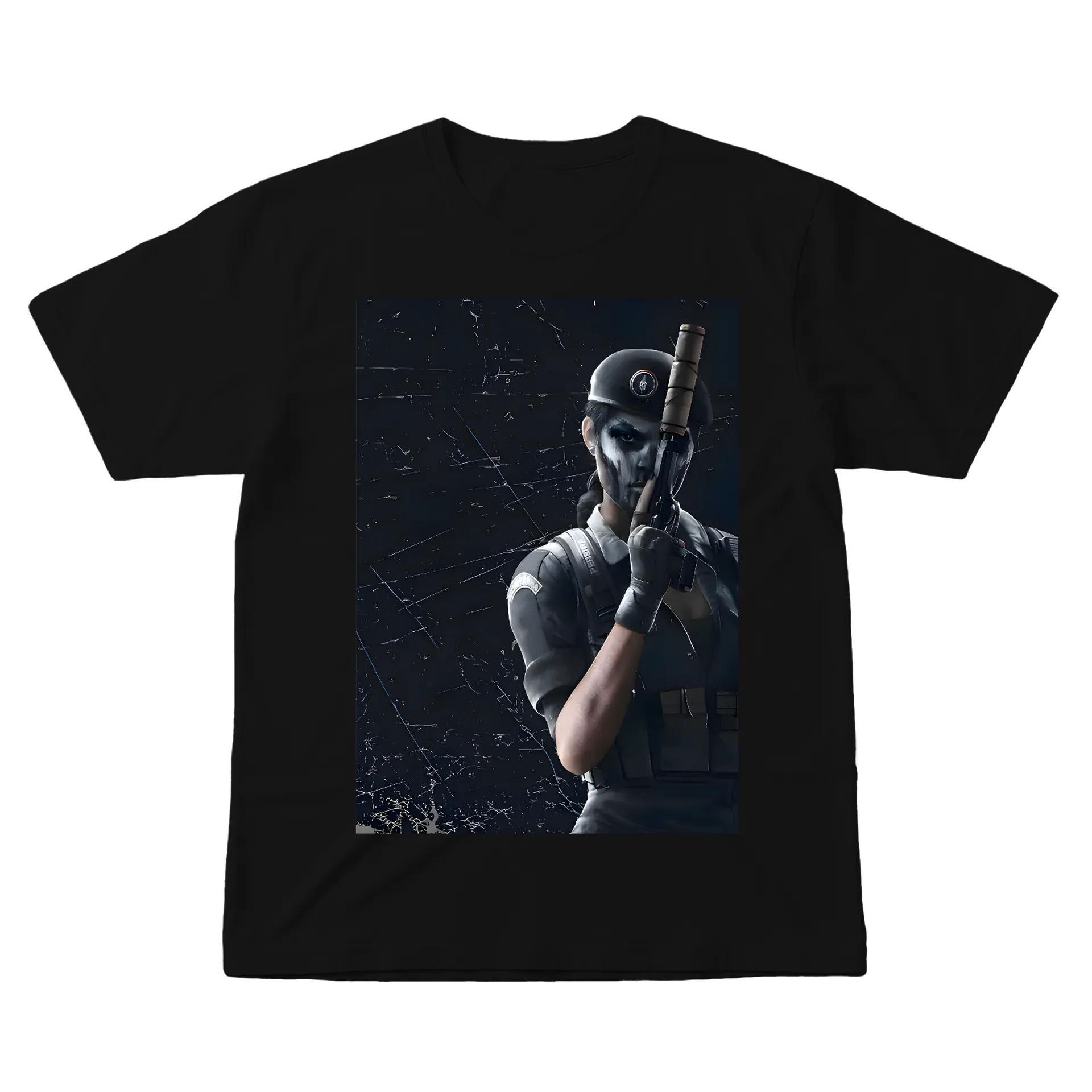 Camiseta Logo CavalcaGames 100% Algodão Preto de Cavalcamatheus — imagem 1 de 6
