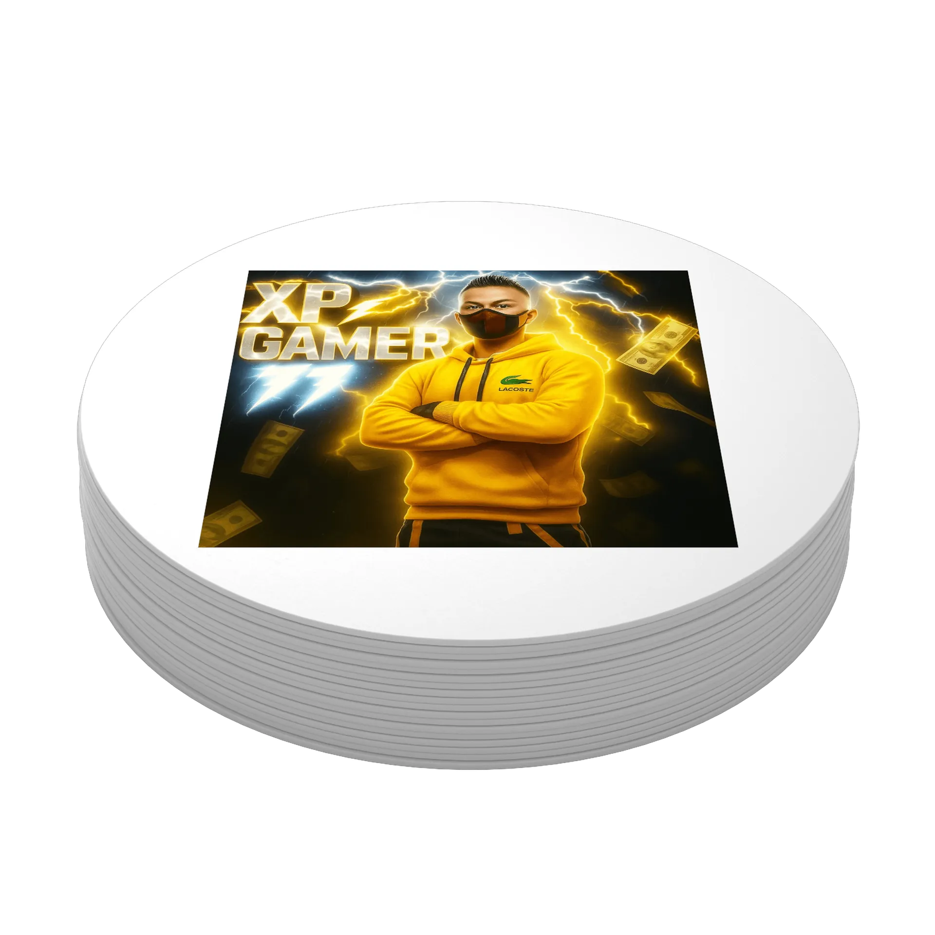 🎮 Porta-Copos Personalizado XP_GAMER77 – Estilo Gamer de Ve - Imagem 4