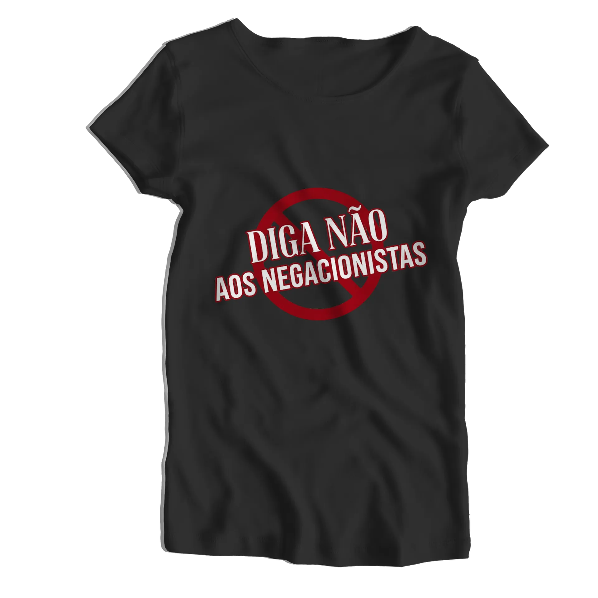 Babylook personalizado - não aos negacionistas - Imagem 1