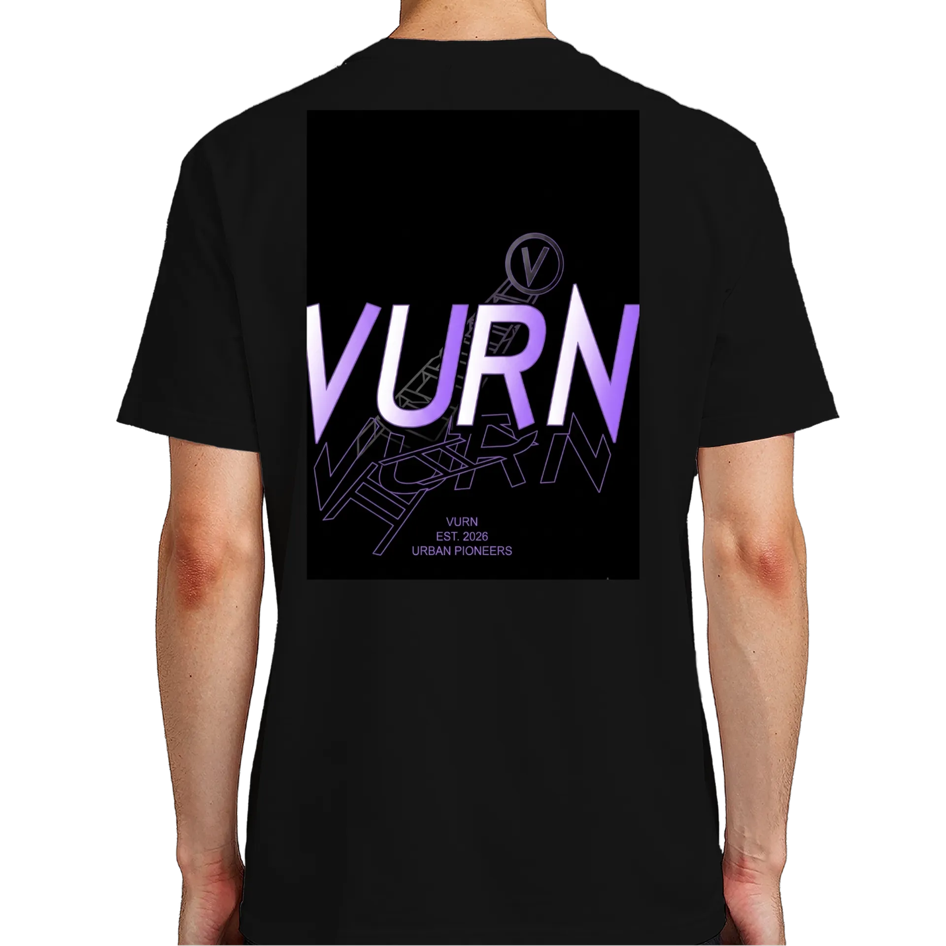 Camiseta Estampa Tipográfica VURN 100% Algodão - Imagem 7