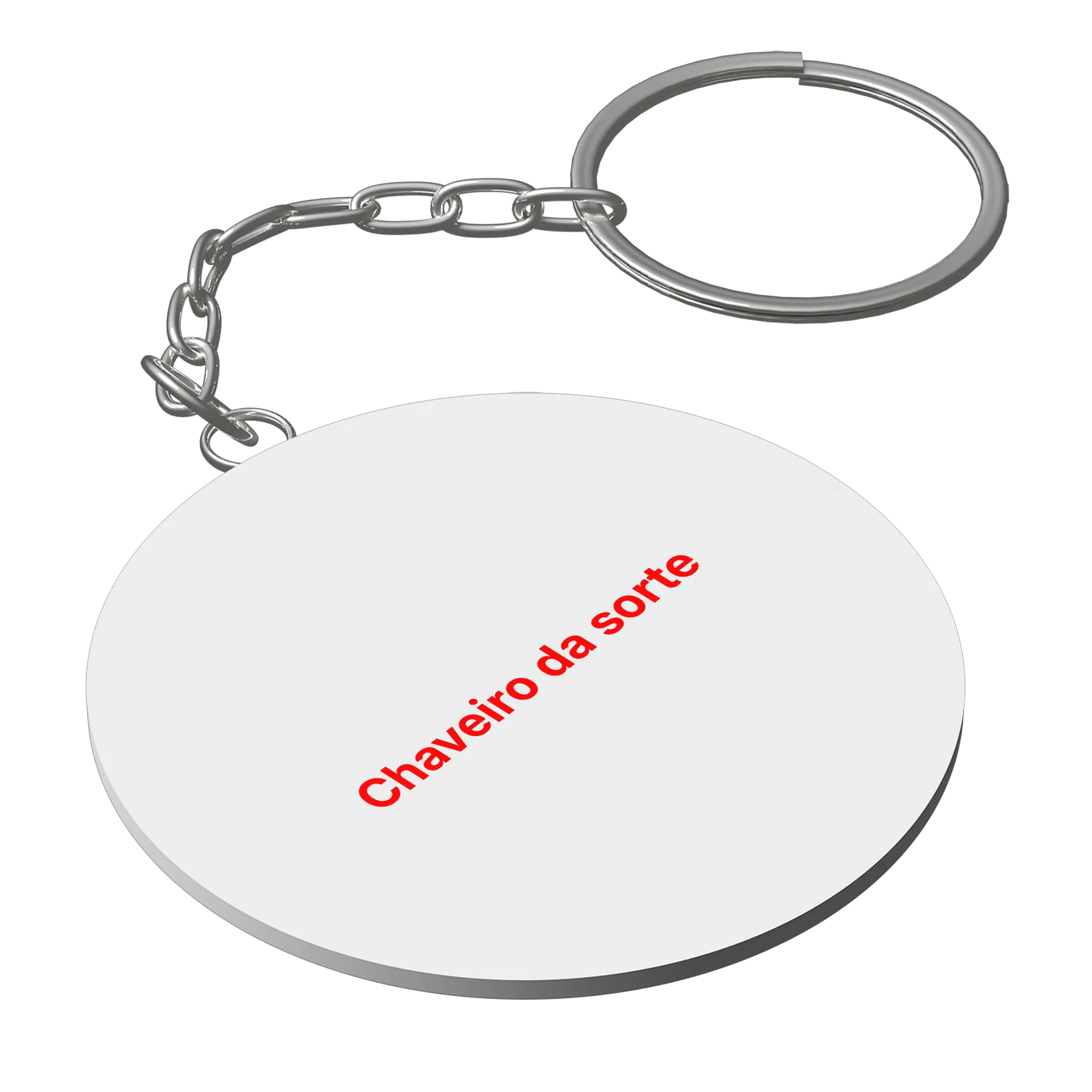 Chaveiro MDF Chaveiro da Sorte Personalizado de Camily