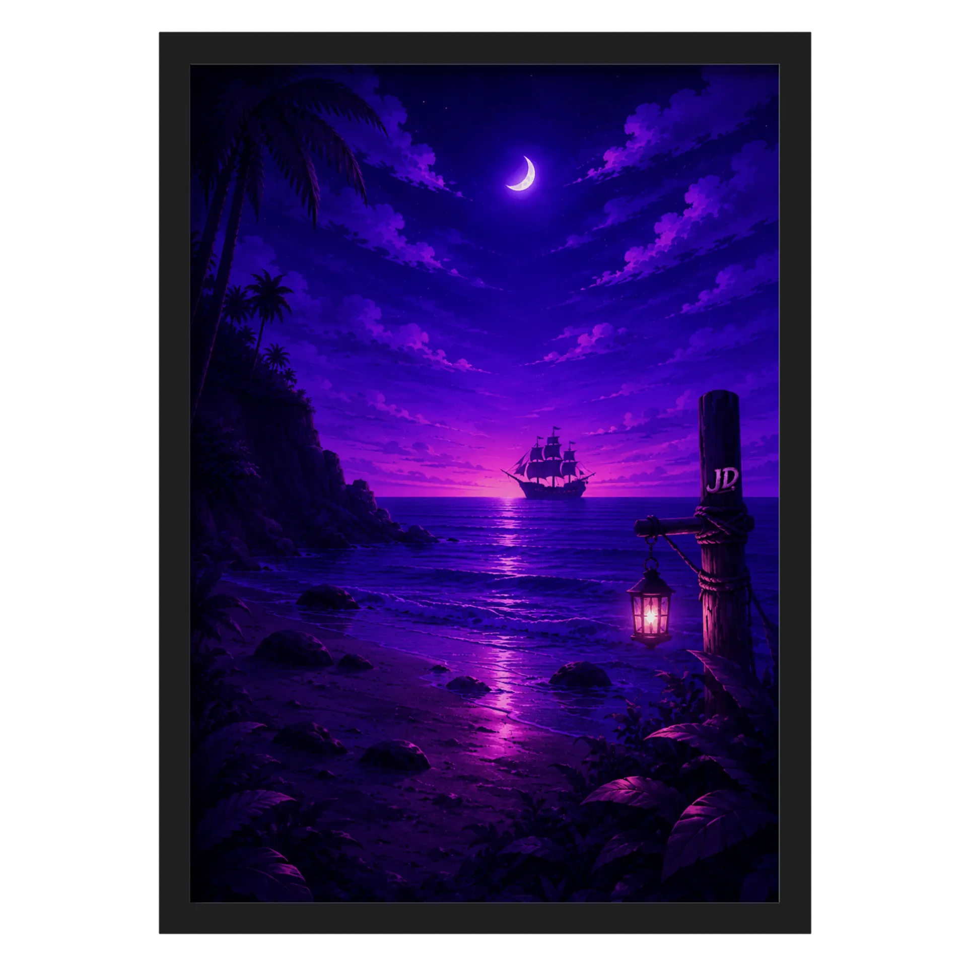 Quadro A3 personalizado Com Vidro - Imagem 1
