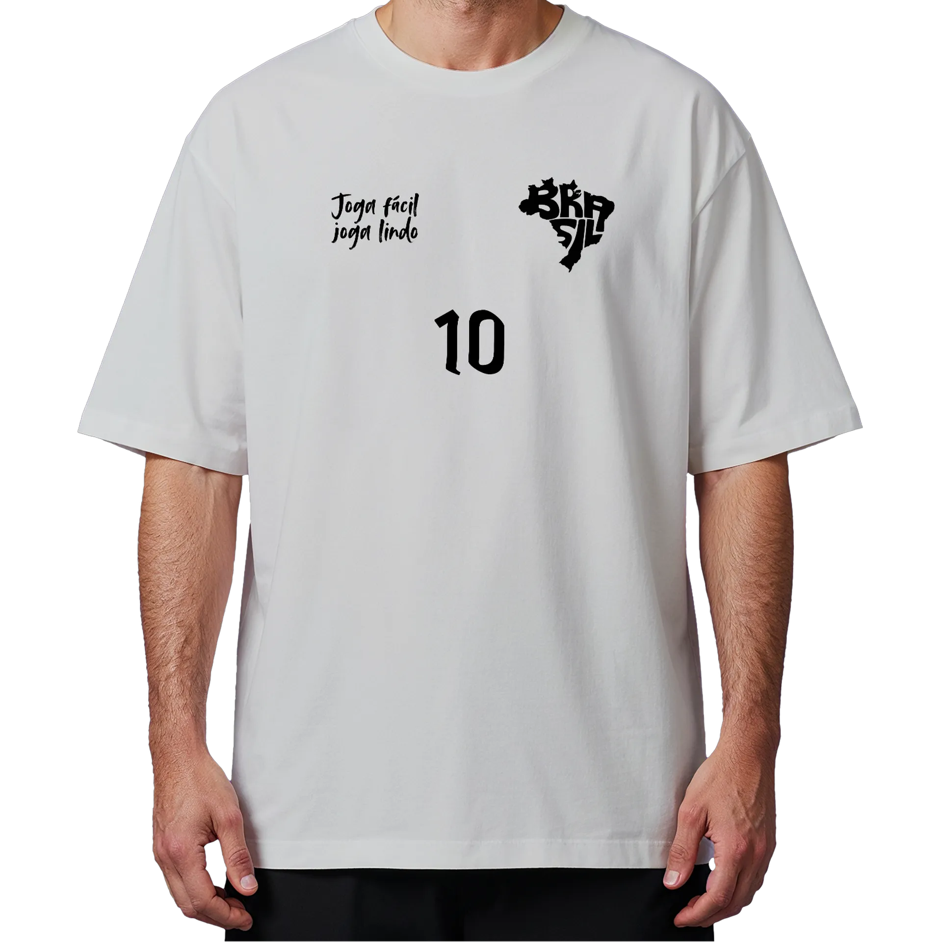 Camiseta Joga Fácil, Joga Lindo Oversized - Imagem 4