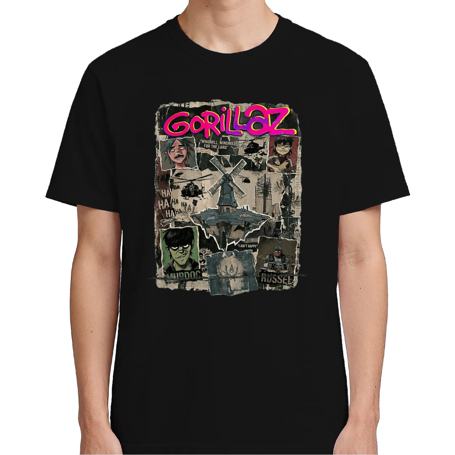 Camiseta Gorillaz Conceitual de Adnan — imagem 4 de 6