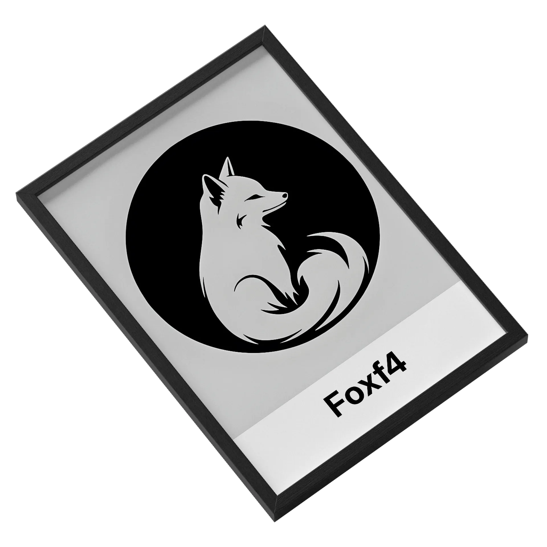 Quadro A3 personalizado Com Vidro de Foxf4 — imagem 2 de 3