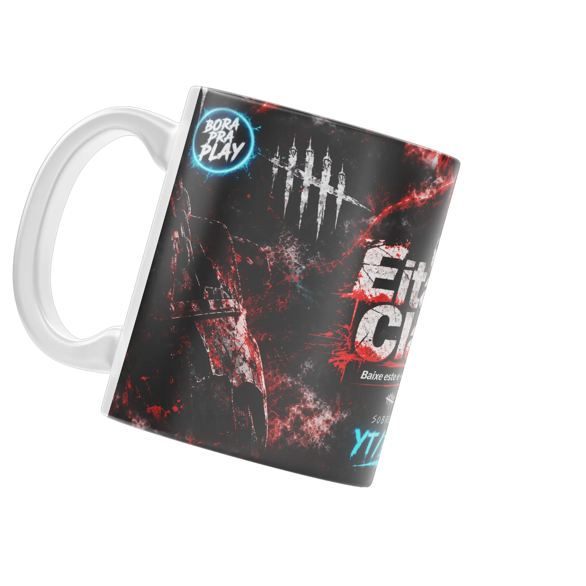 Eita Claudette Caneca personalizada de BoraPraPlay — imagem 3 de 4