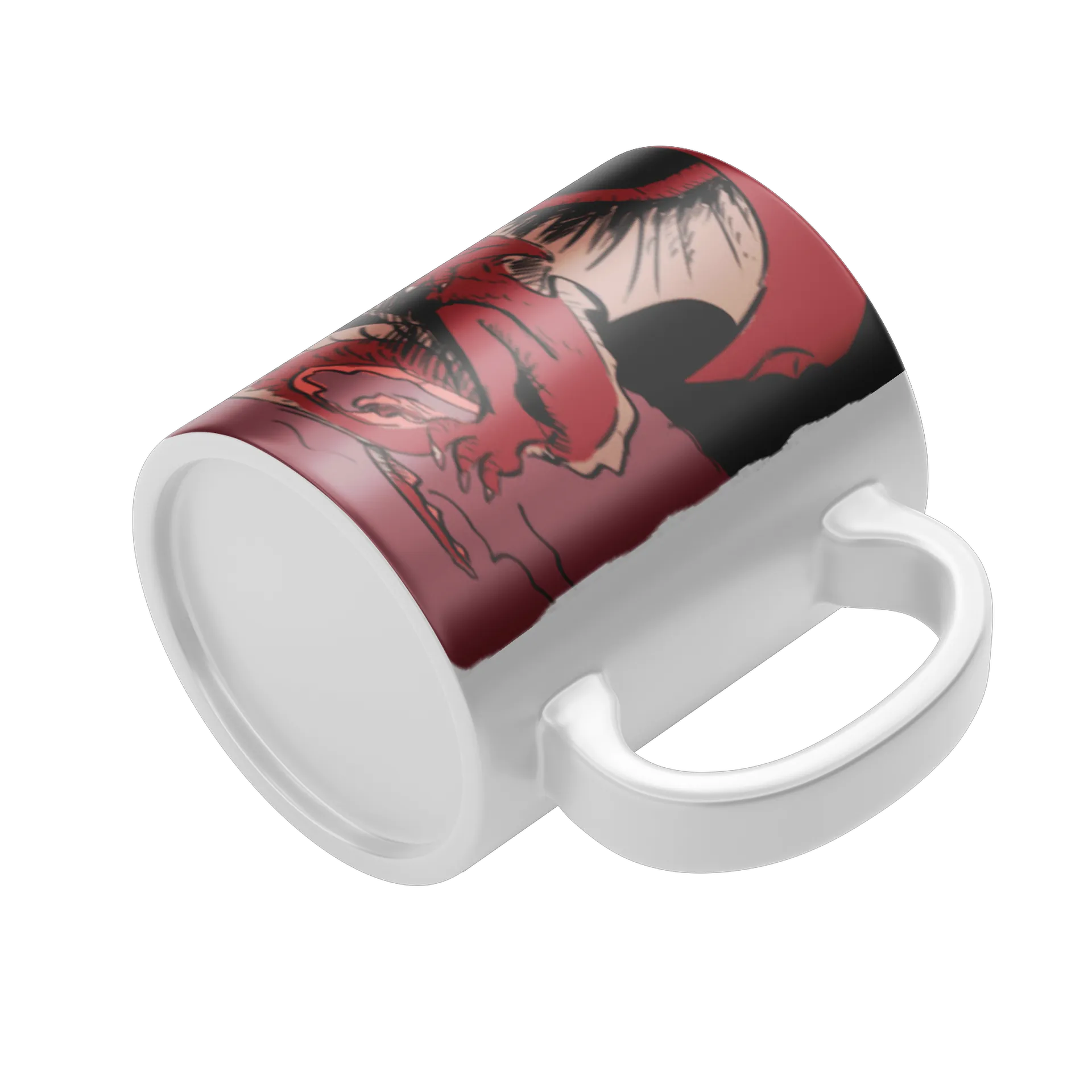 Caneca Porcelana Dragão Vermelho 325ml - Série HQ  - Imagem 4