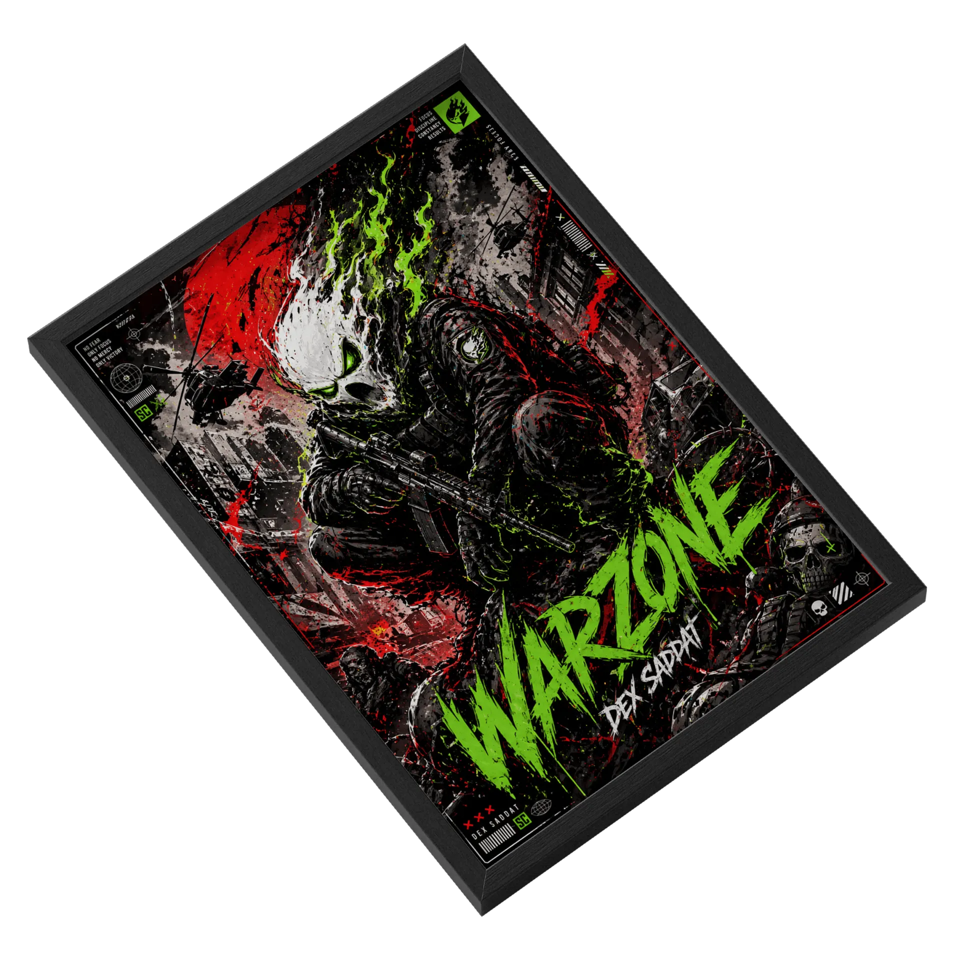Quadro A3 Warzone Dex Saddat Edition Apocalypse de DexSaddat