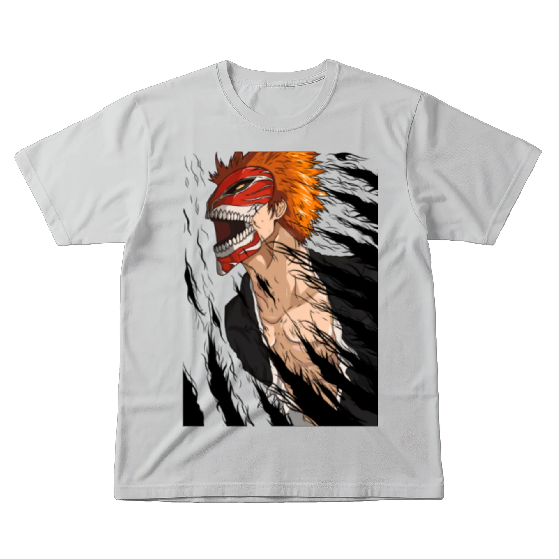 Camiseta Estampa Anime Máscara Vermelha 100% Algodão de EFXDante