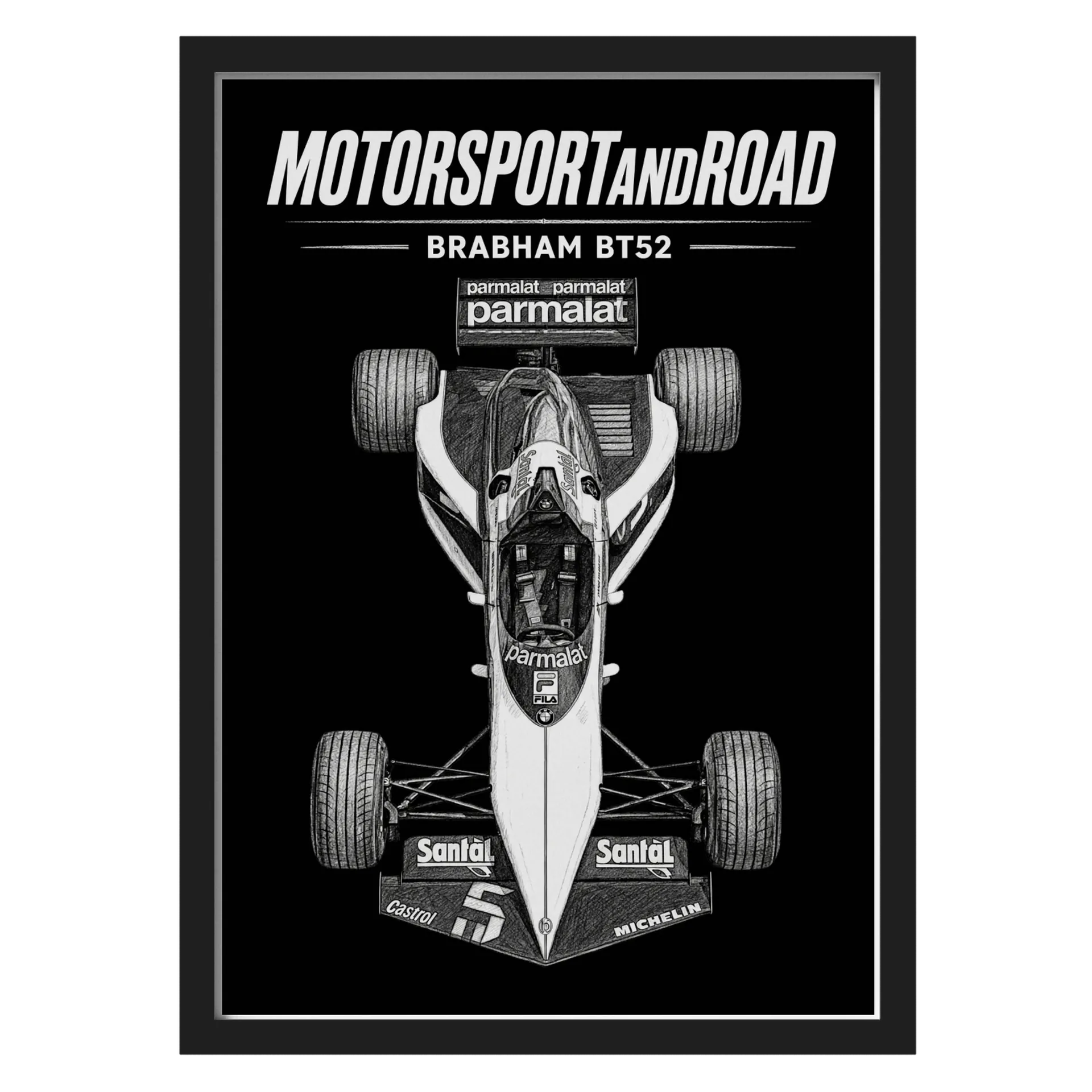Quadro Brabham BT52 - Imagem 1