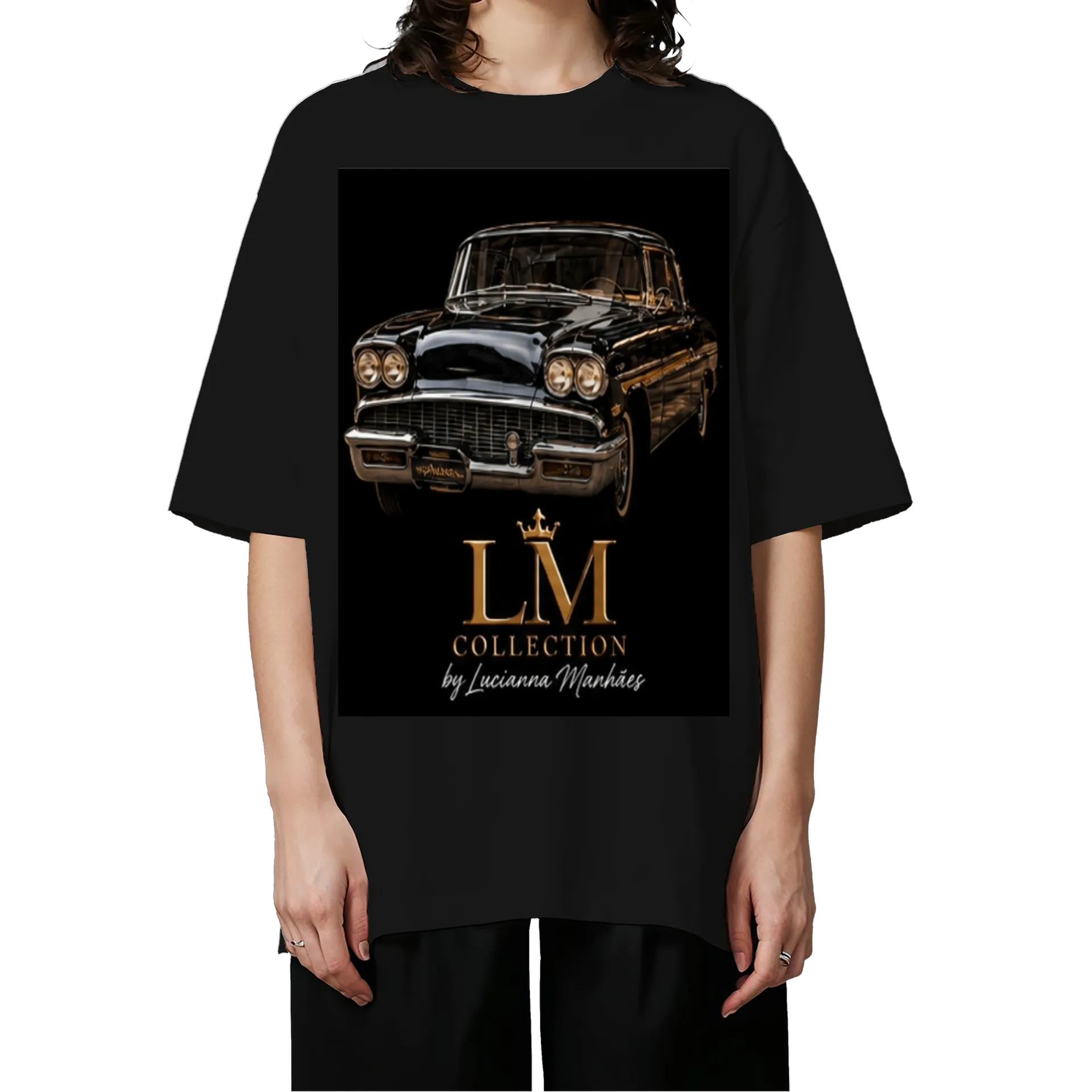 Camiseta Oversized Carro Clássico Luxo Collection by - Imagem 3