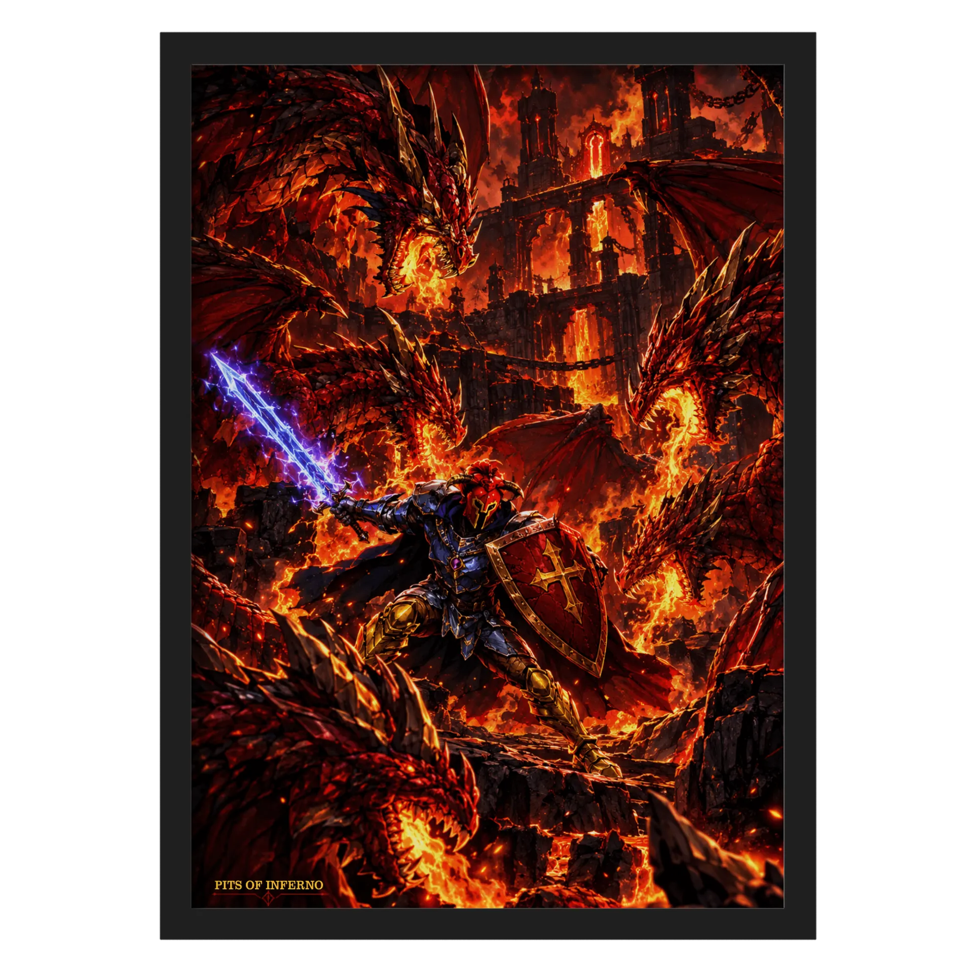 QUADRO PITS OF INFERNO - Imagem 1