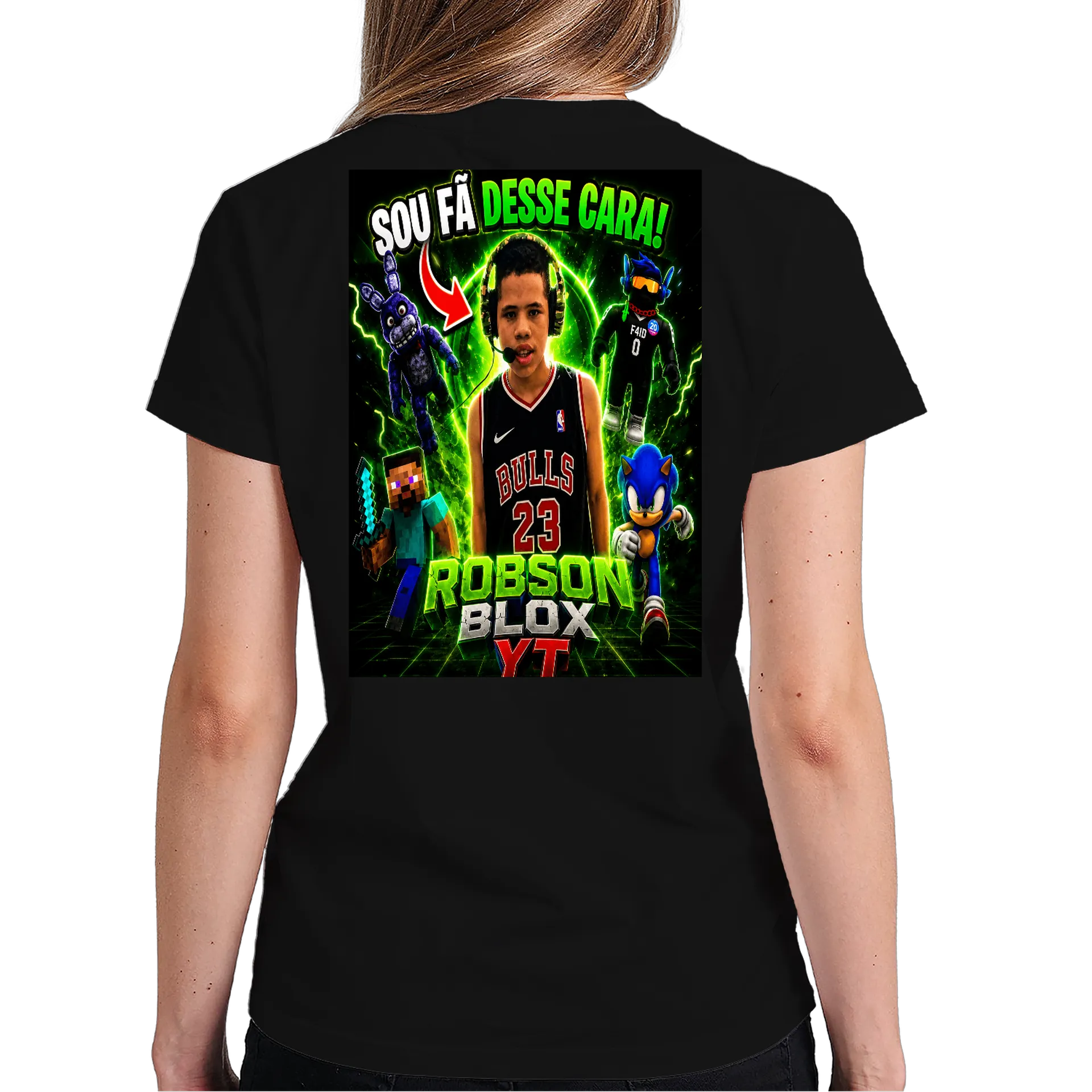 Camiseta dos fãs do Robson Blox YT  - Imagem 6