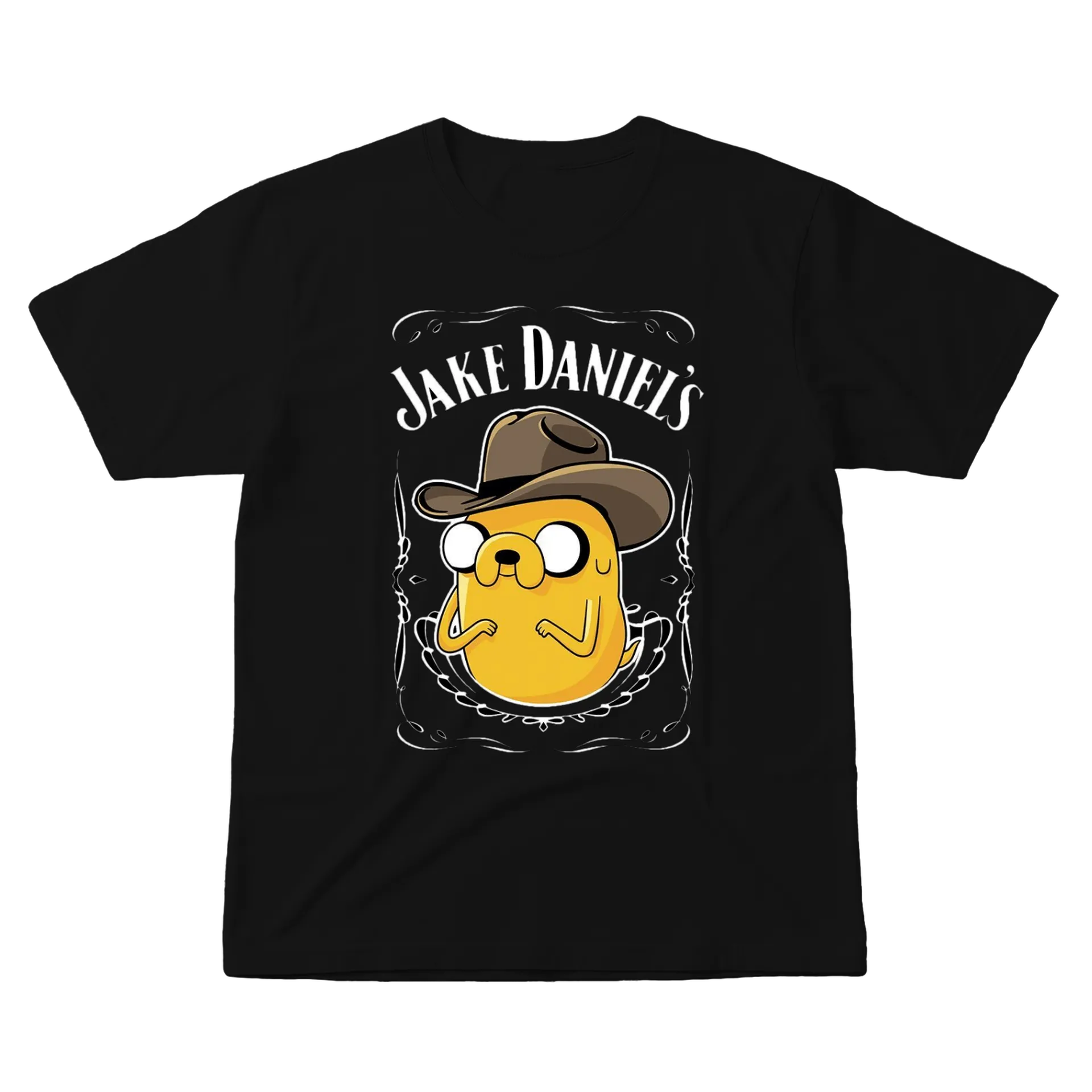 Camiseta Jake Daniel's Personagem Amarelo 100% Algodão - Imagem 1