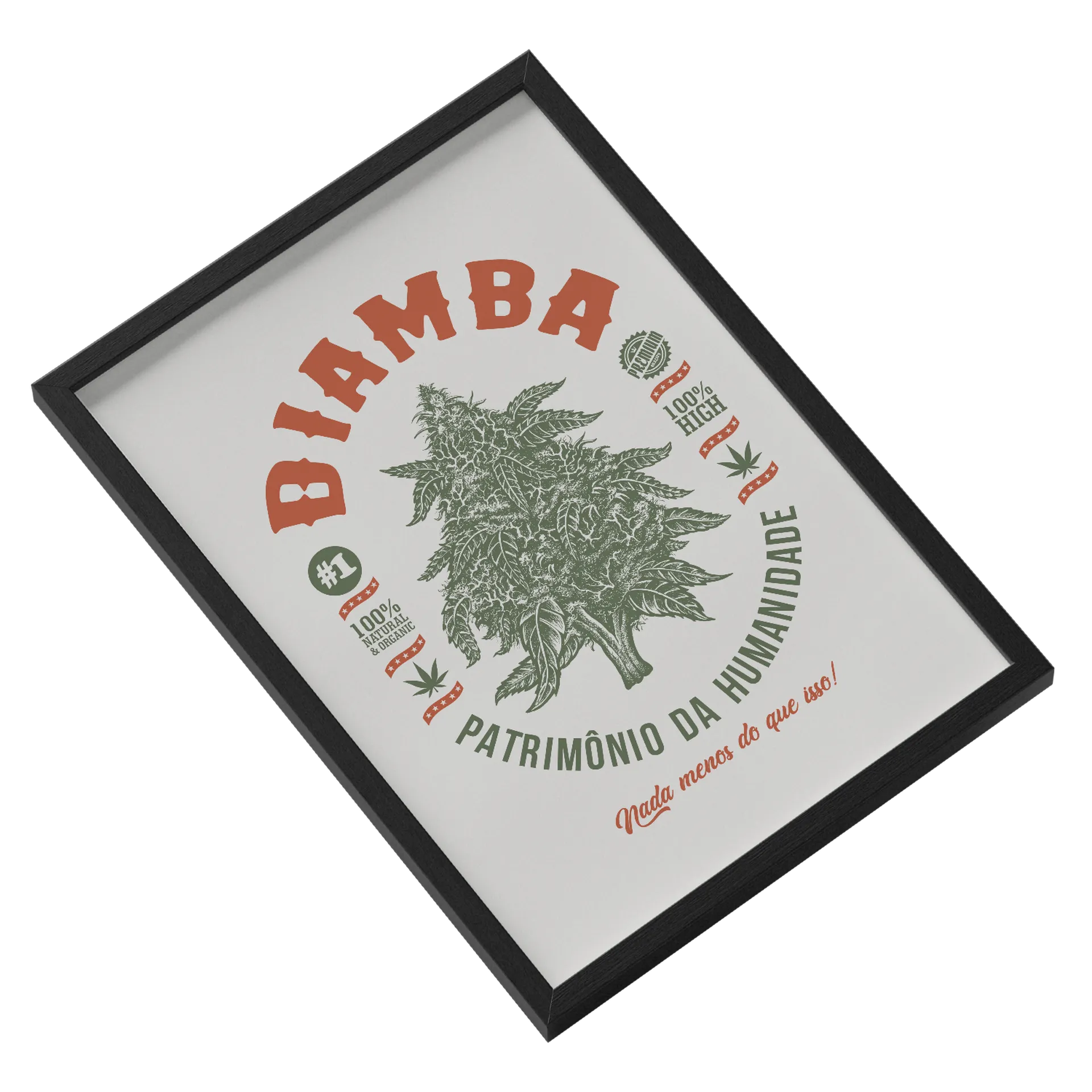 Quadro Diamba Patrimônio da Humanidade A3 MDF e Vidro - Imagem 2