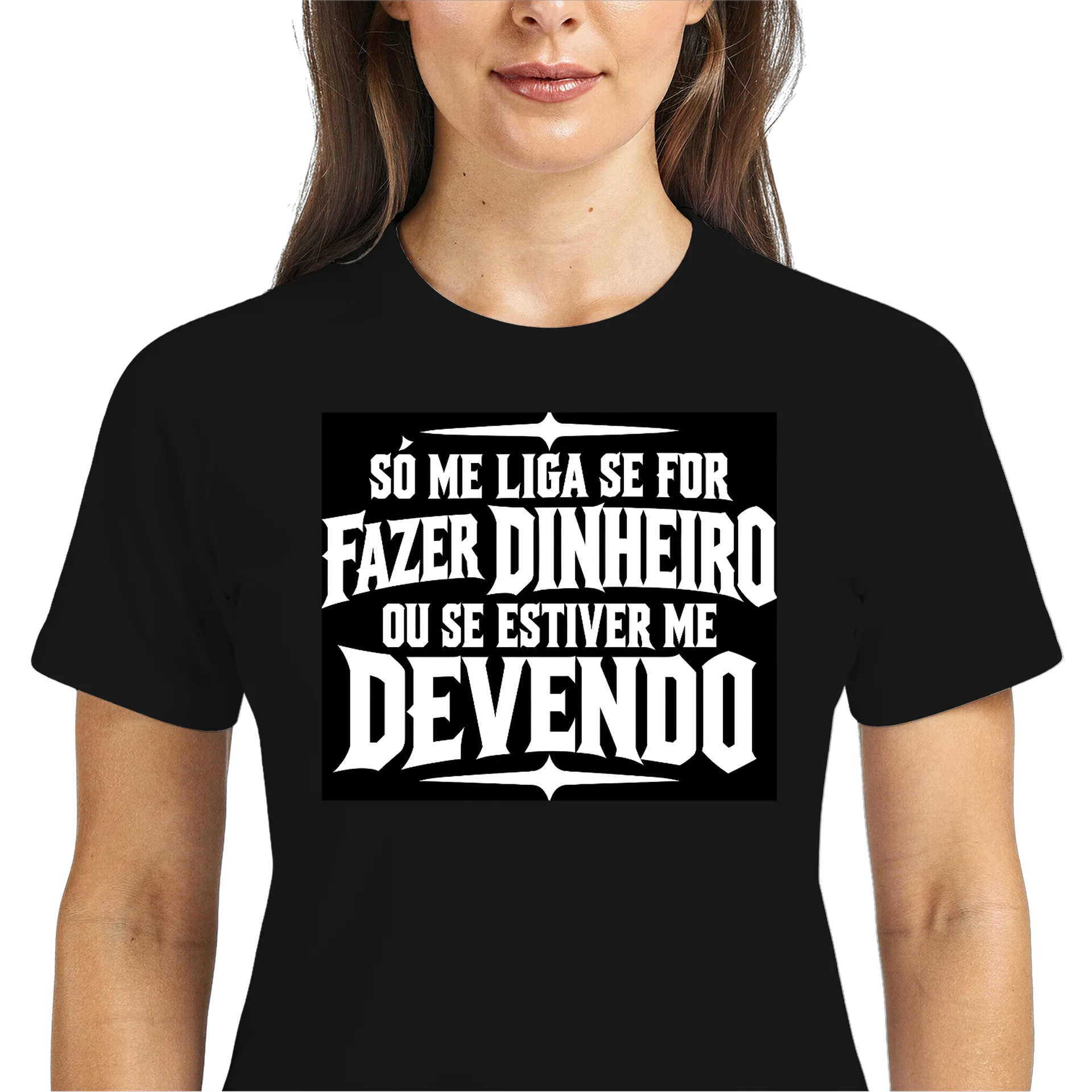 Camiseta Dry Fit Estampa Tipográfica Só Me Liga Se For - Imagem 3