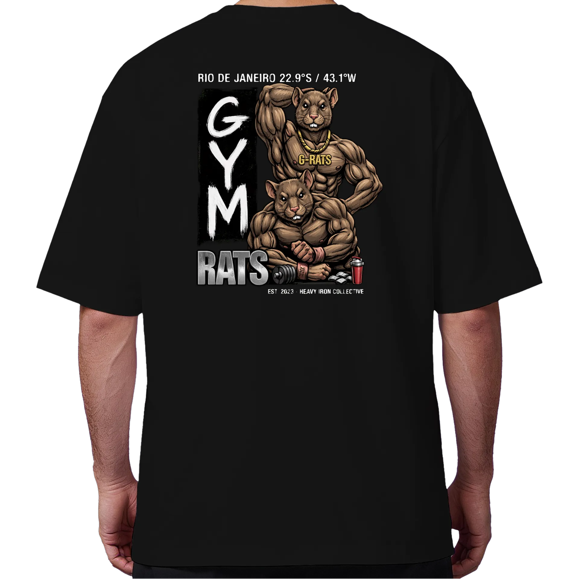 Camiseta Oversized - GYM RATS - Imagem 6