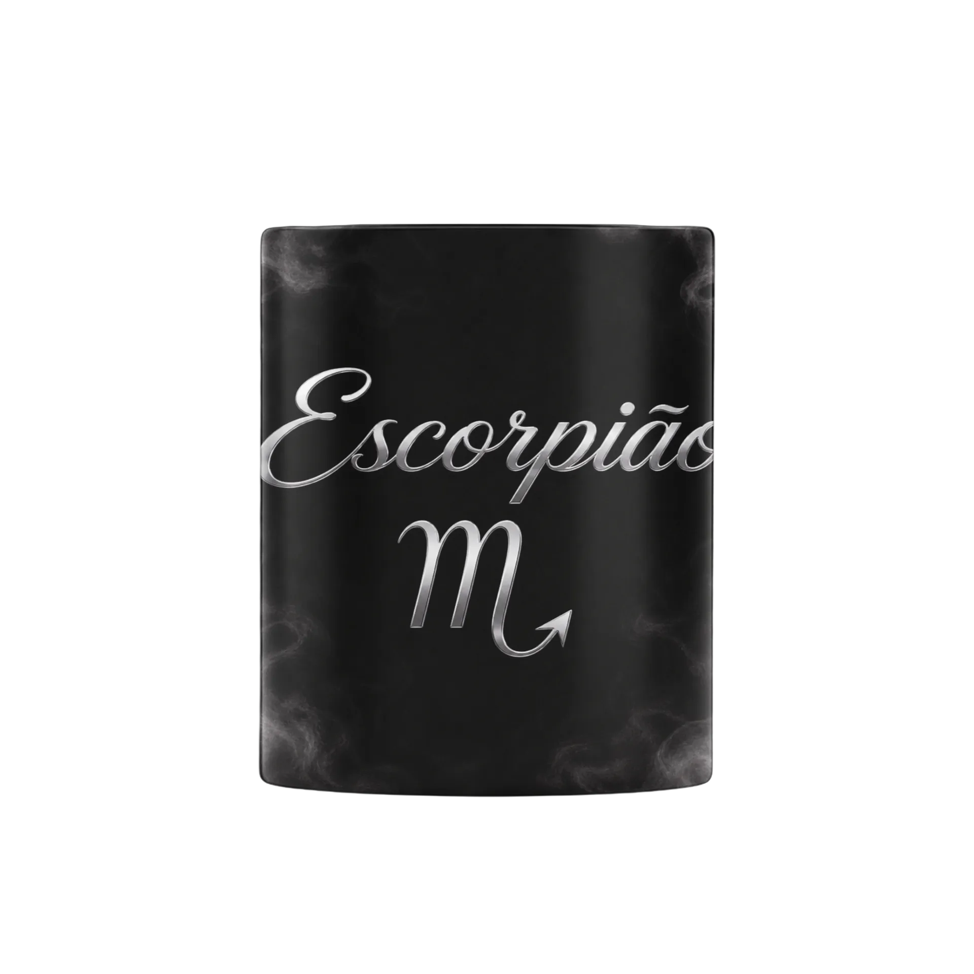 Caneca Estampa Escorpião Script Prata 325ml - Imagem 3