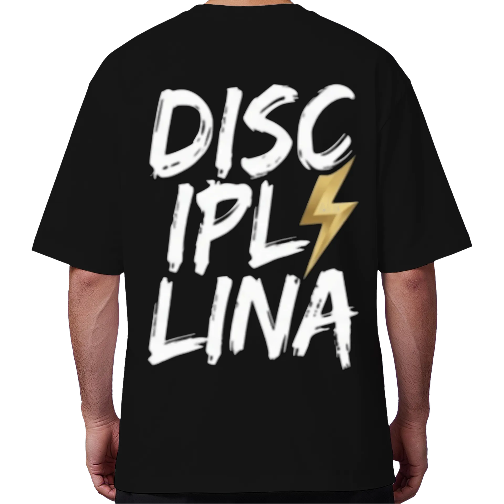 Camiseta Oversized Estampa Disciplina 100% Algodão - Imagem 6