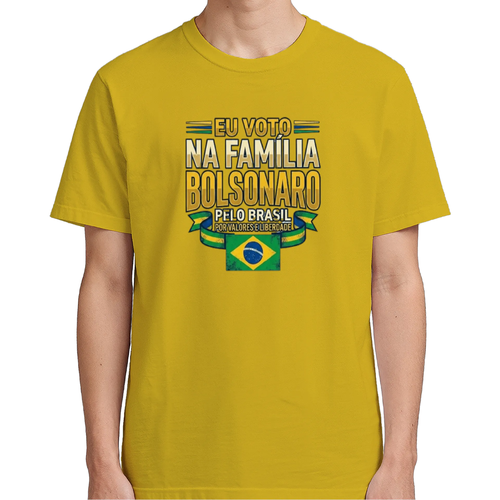 Camiseta Estampa Política Família Bolsonaro 100% Algodão - Imagem 5