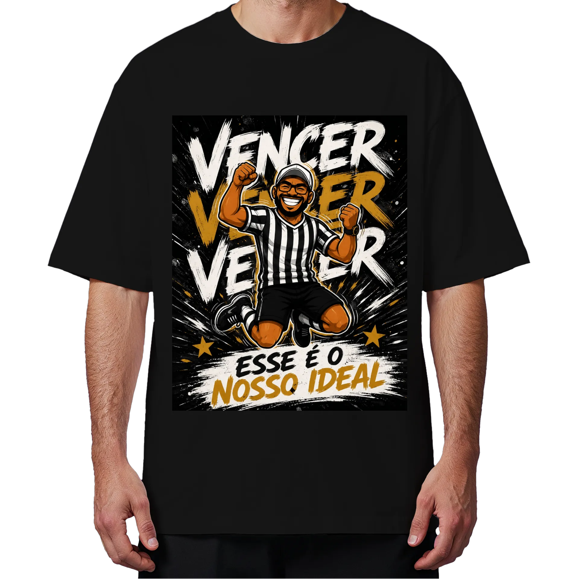 Camiseta Oversized V3 Preta - Imagem 4