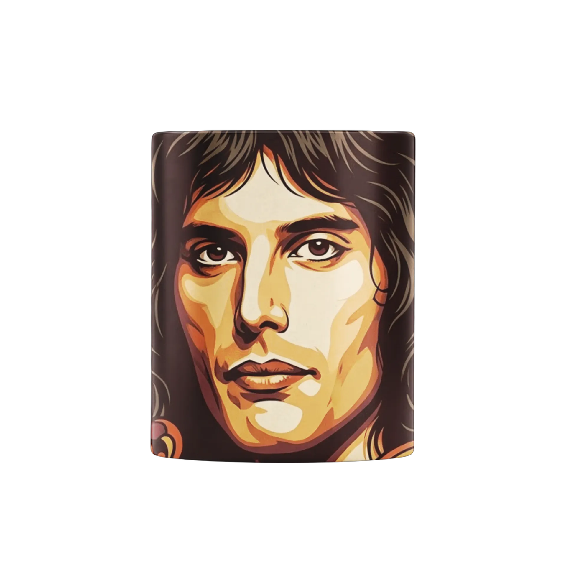 Caneca Freddie Mercury Estilo Art Nouveau 325ml - Imagem 1
