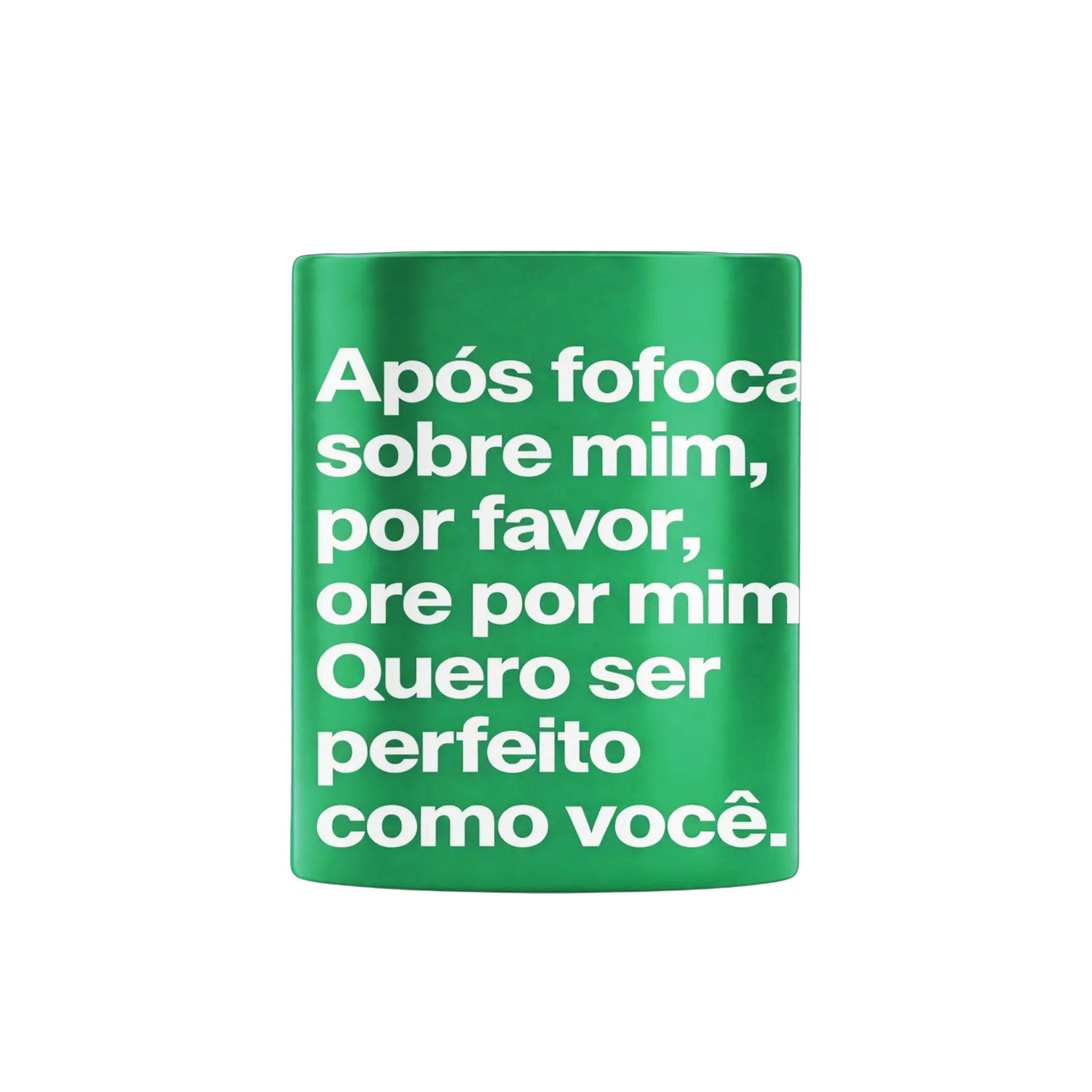 Caneca Estampa Frases Ref. Papel Verde 325ml de Pandora Brasil — imagem 2 de 4