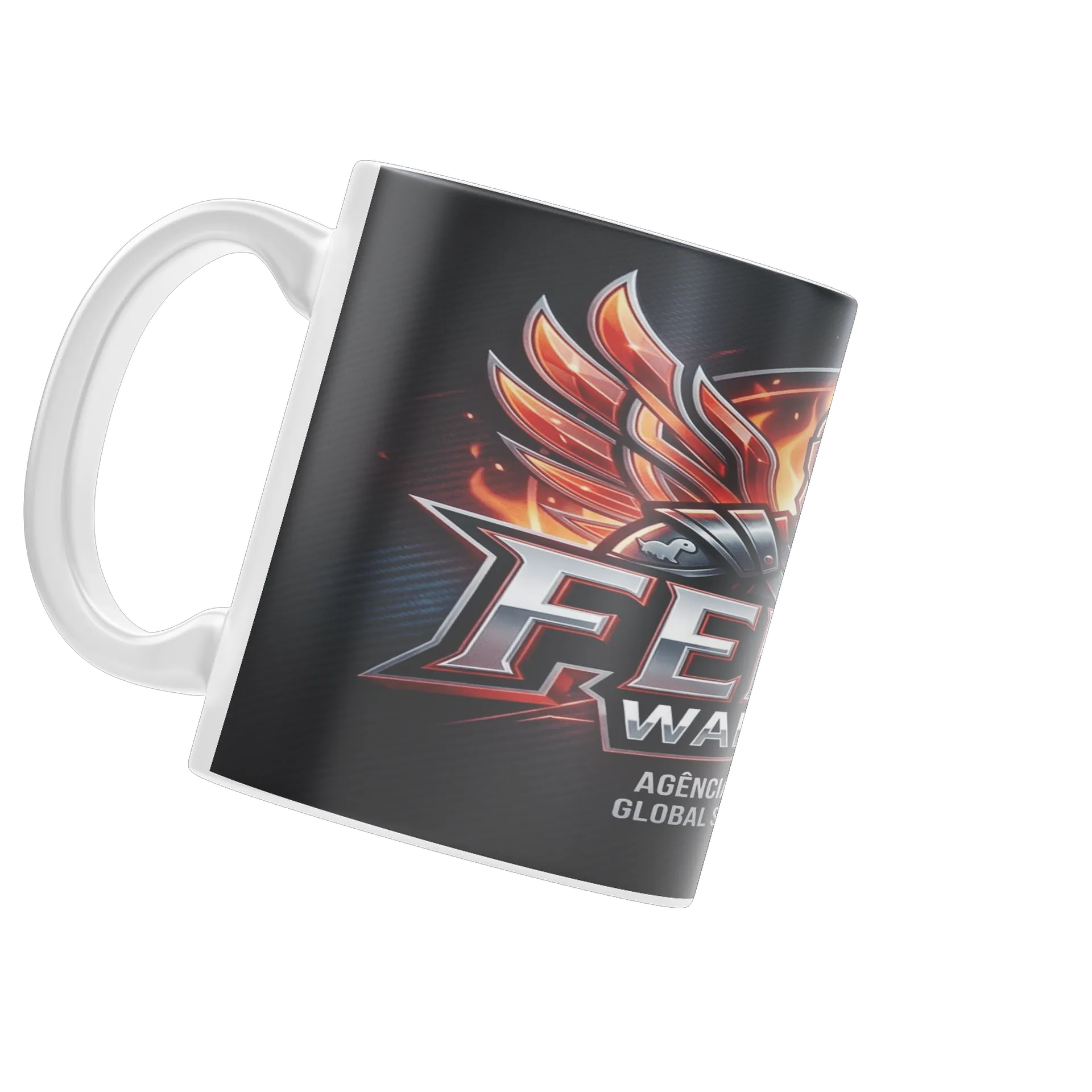Caneca Porcelana Fenix Warriors 325ml de Agência Fênix Warriors