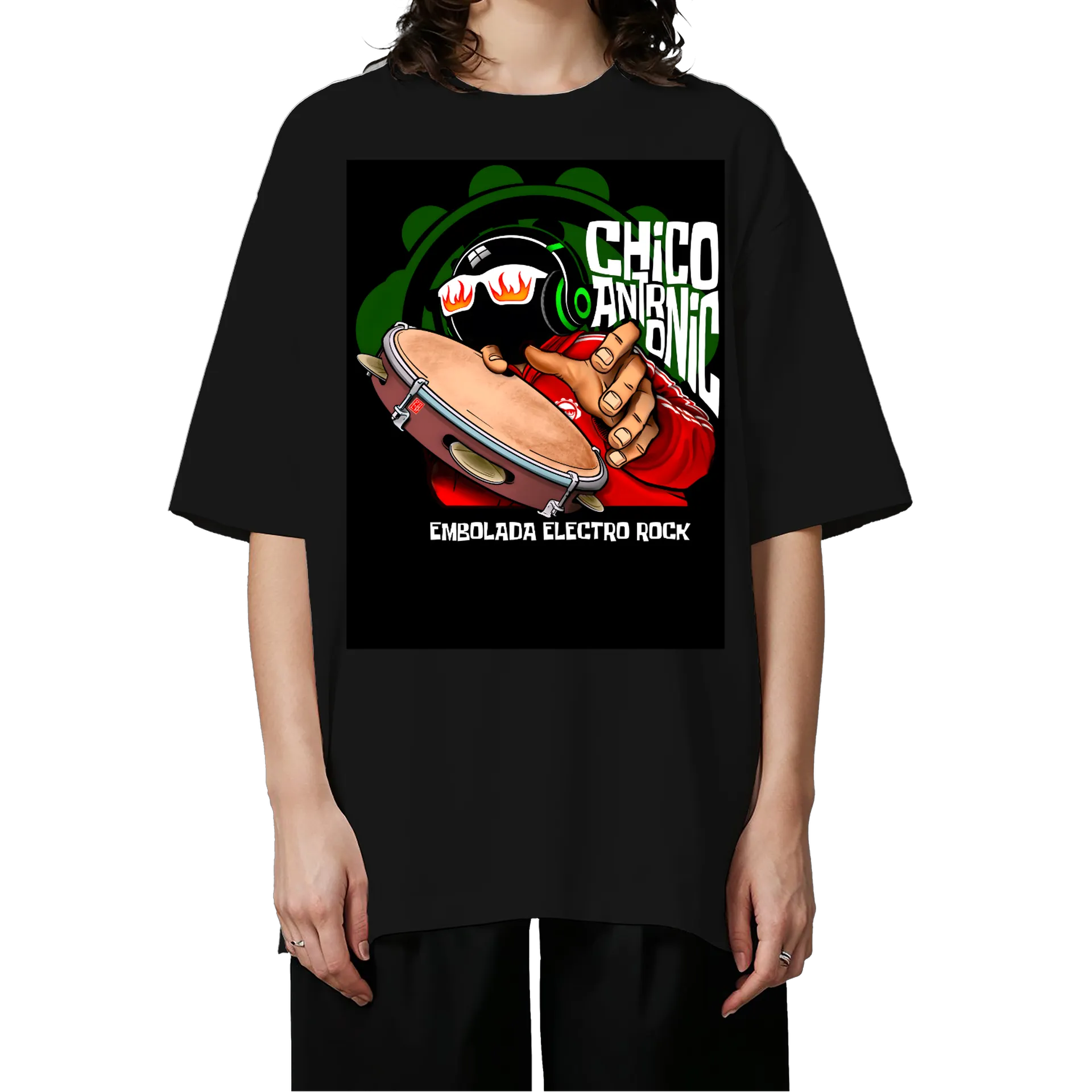 Camiseta Oversized Chico antronic mascote - Imagem 3